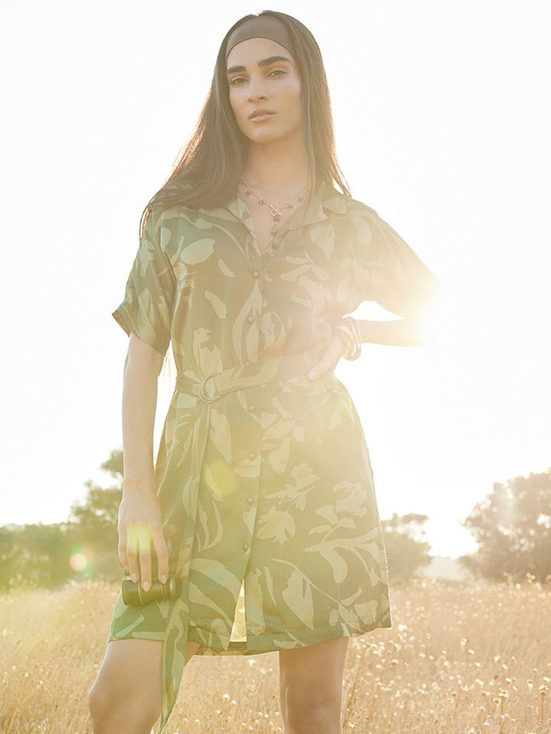AND Abstract Printed Shirt Dress-picture-25