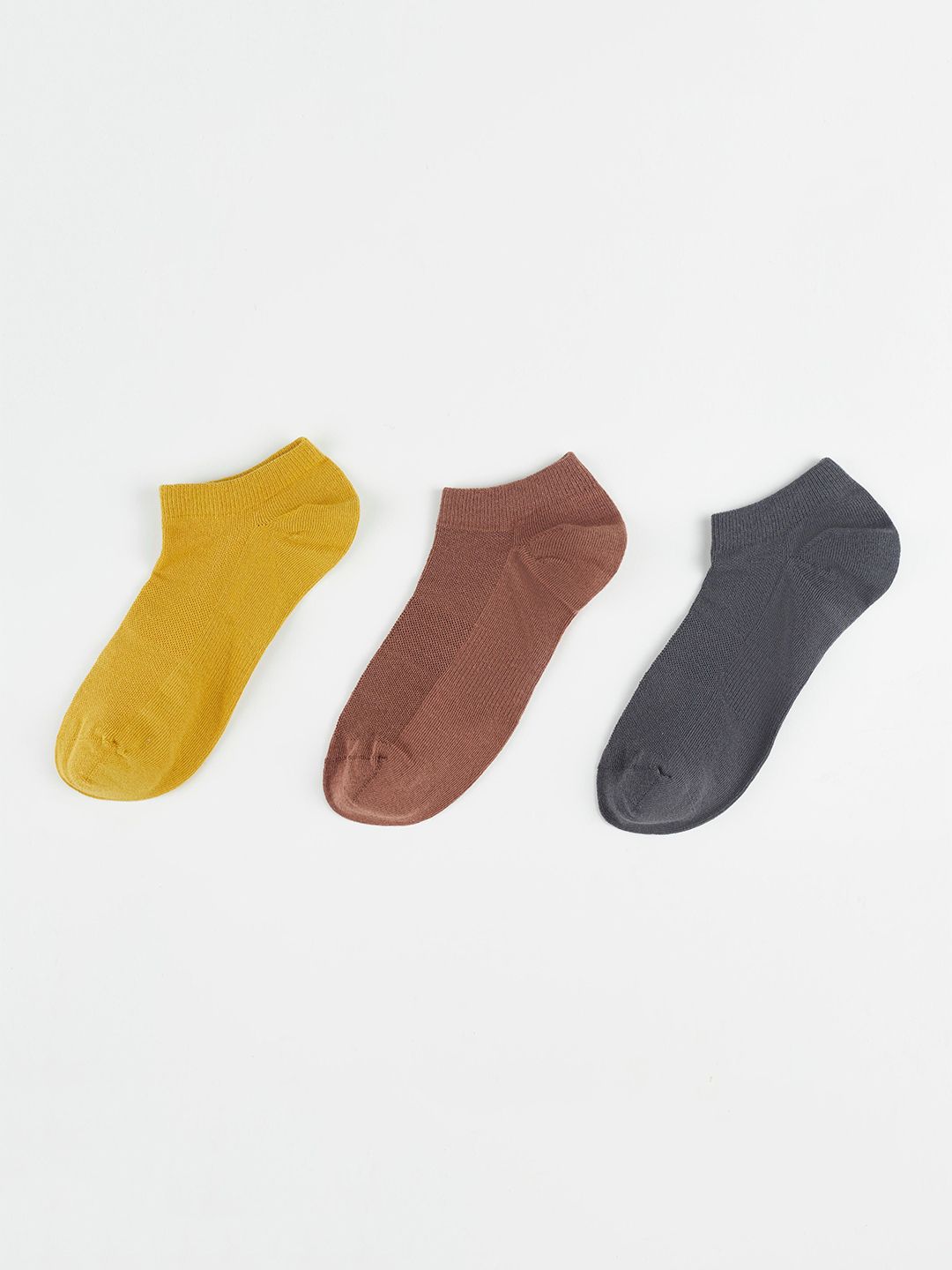 Decathlon Unisex Pack Of 3 Ankle Length Socks-picture-15