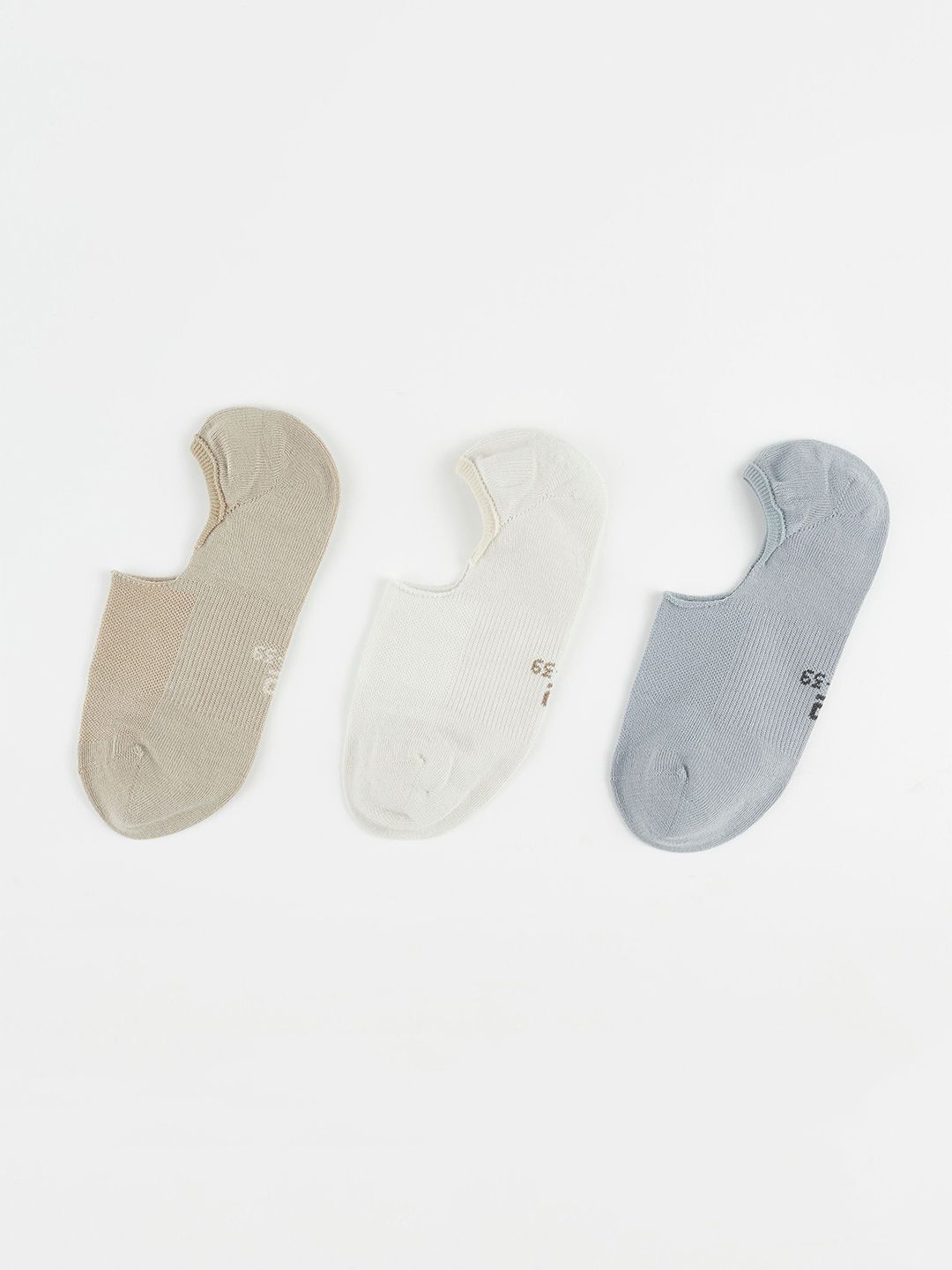 Decathlon Unisex Pack Of 3 Invisible Ankle Length Socks-picture-25