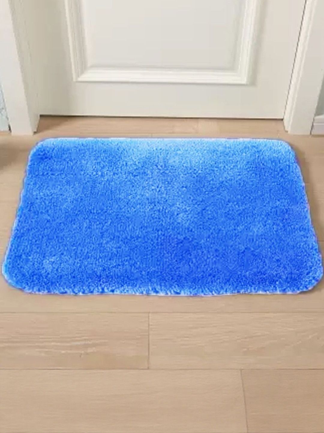 RJVT Blue Microfibre 1400 GSM Bath Rugs-image-6