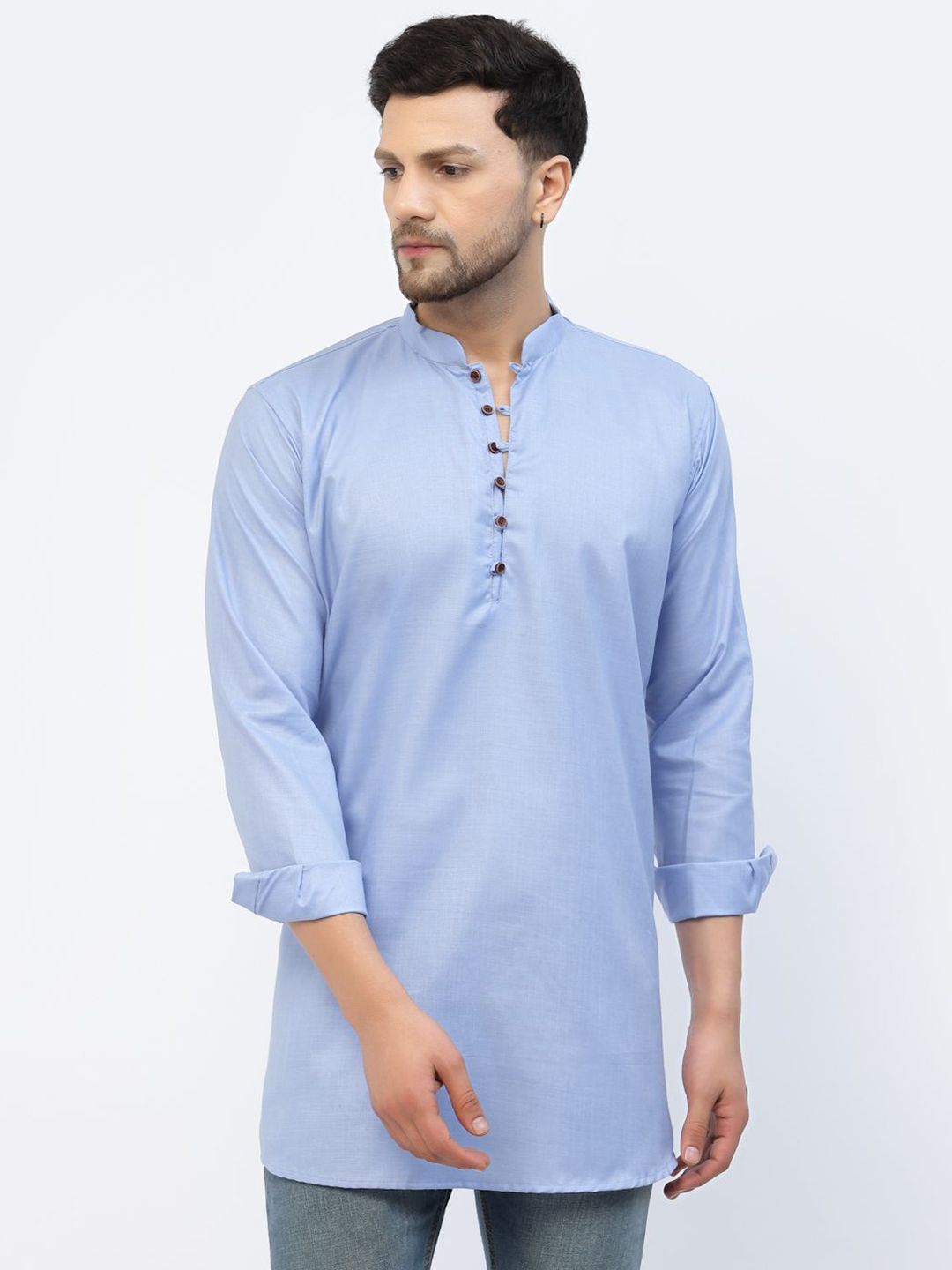 TS LIFESTYLE Men Yoke Design Kurta-picture-24