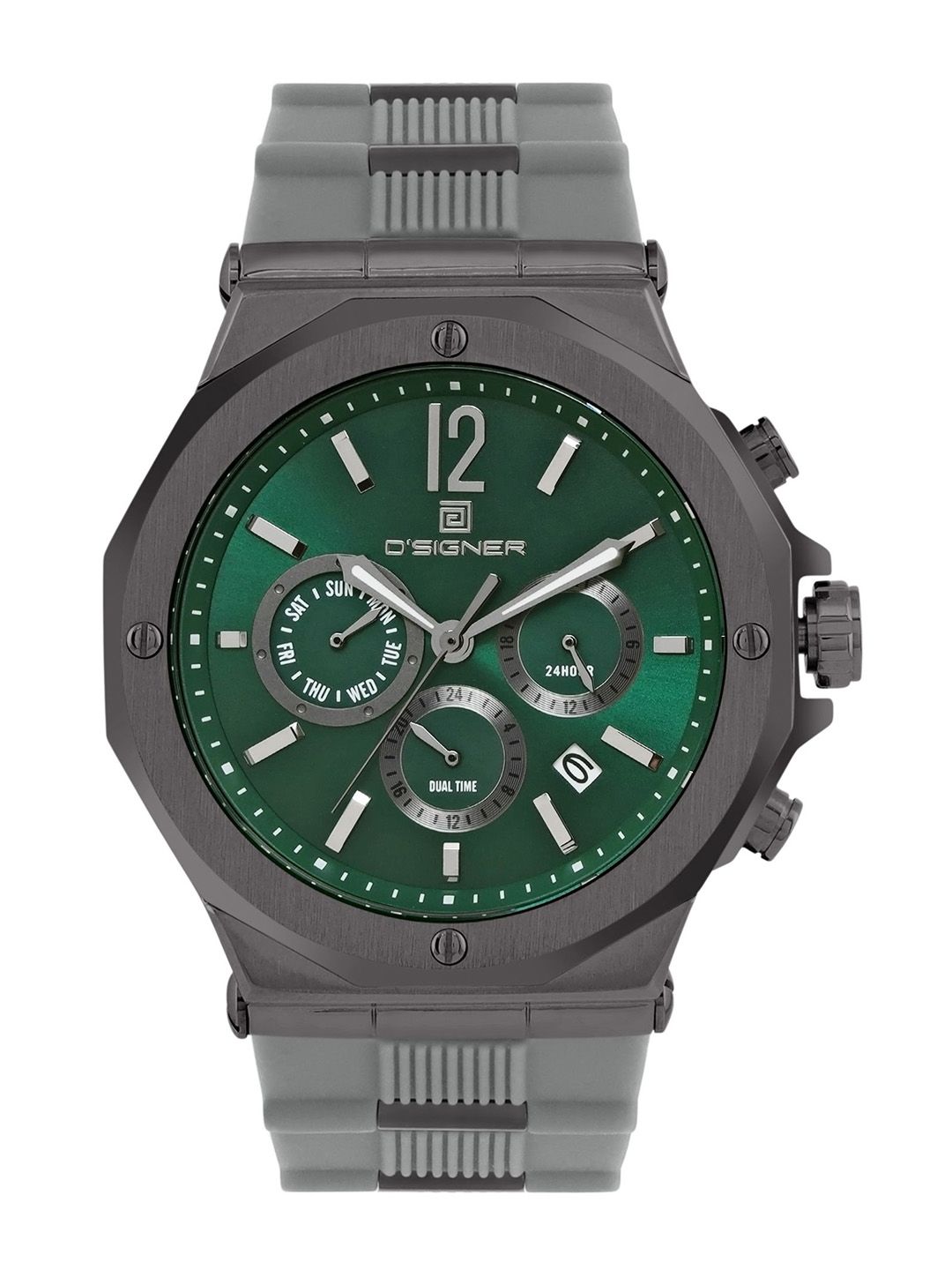 D'SIGNER Men Round Dial & Straps Analogue Chronograph Watch 820GNFS.16G-picture-35