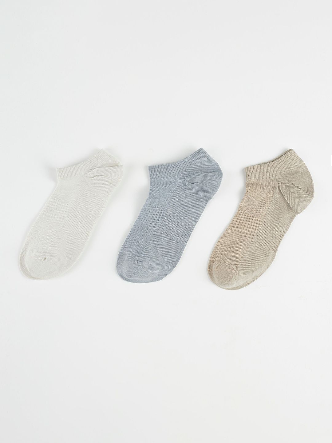 Decathlon Unisex Pack Of 3 Ankle Length Socks-picture-31
