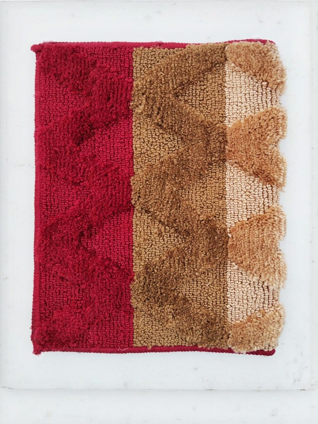 IVAZA Red Microfibre 1400 GSM Bath Rugs-picture-45