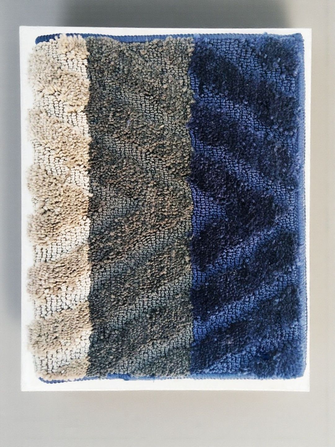 IVAZA Navy Blue Microfibre 1400 GSM Bath Rugs-picture-34