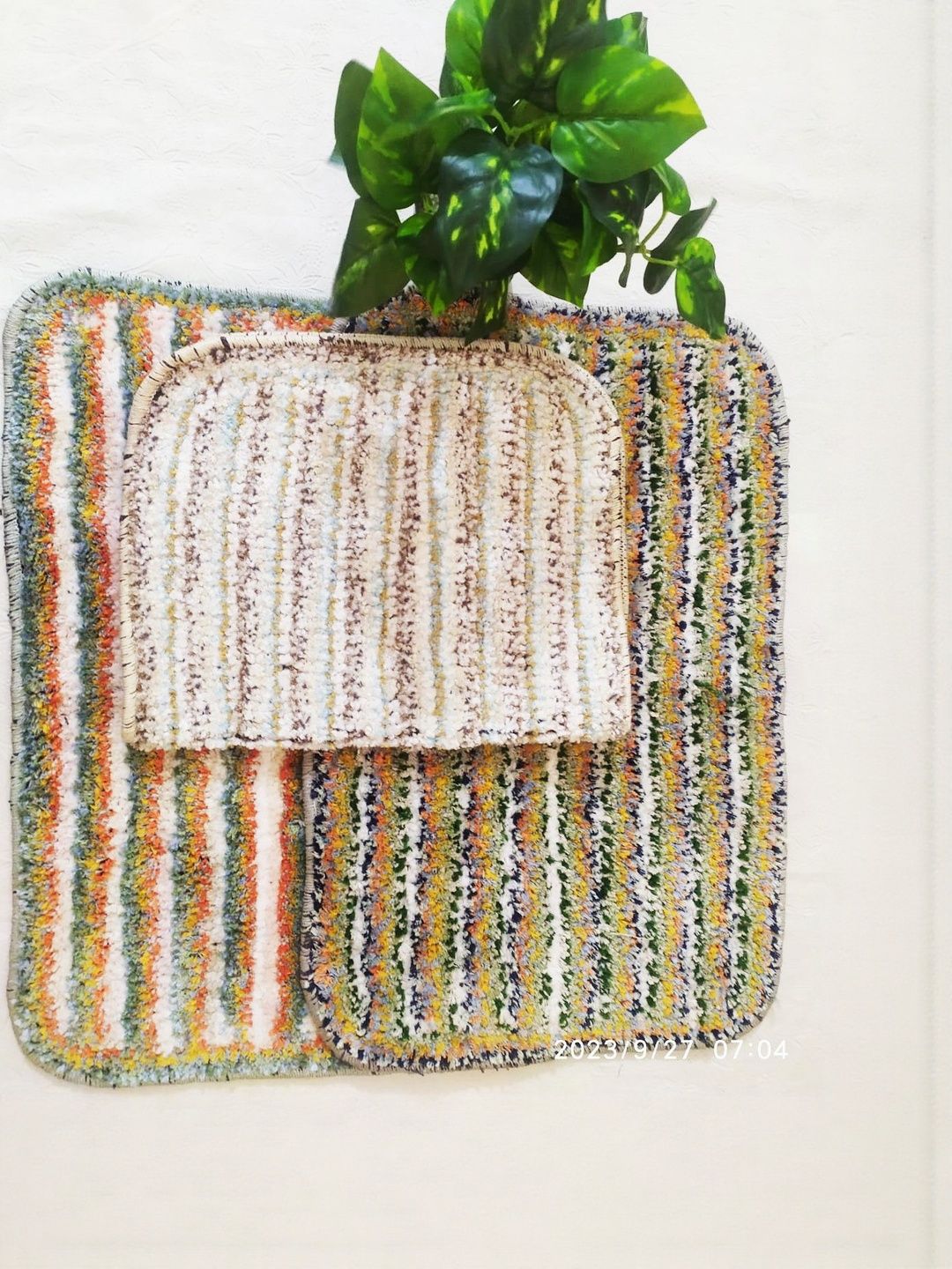 IVAZA Multi Polycotton 1400 GSM Bath Rugs-picture-39