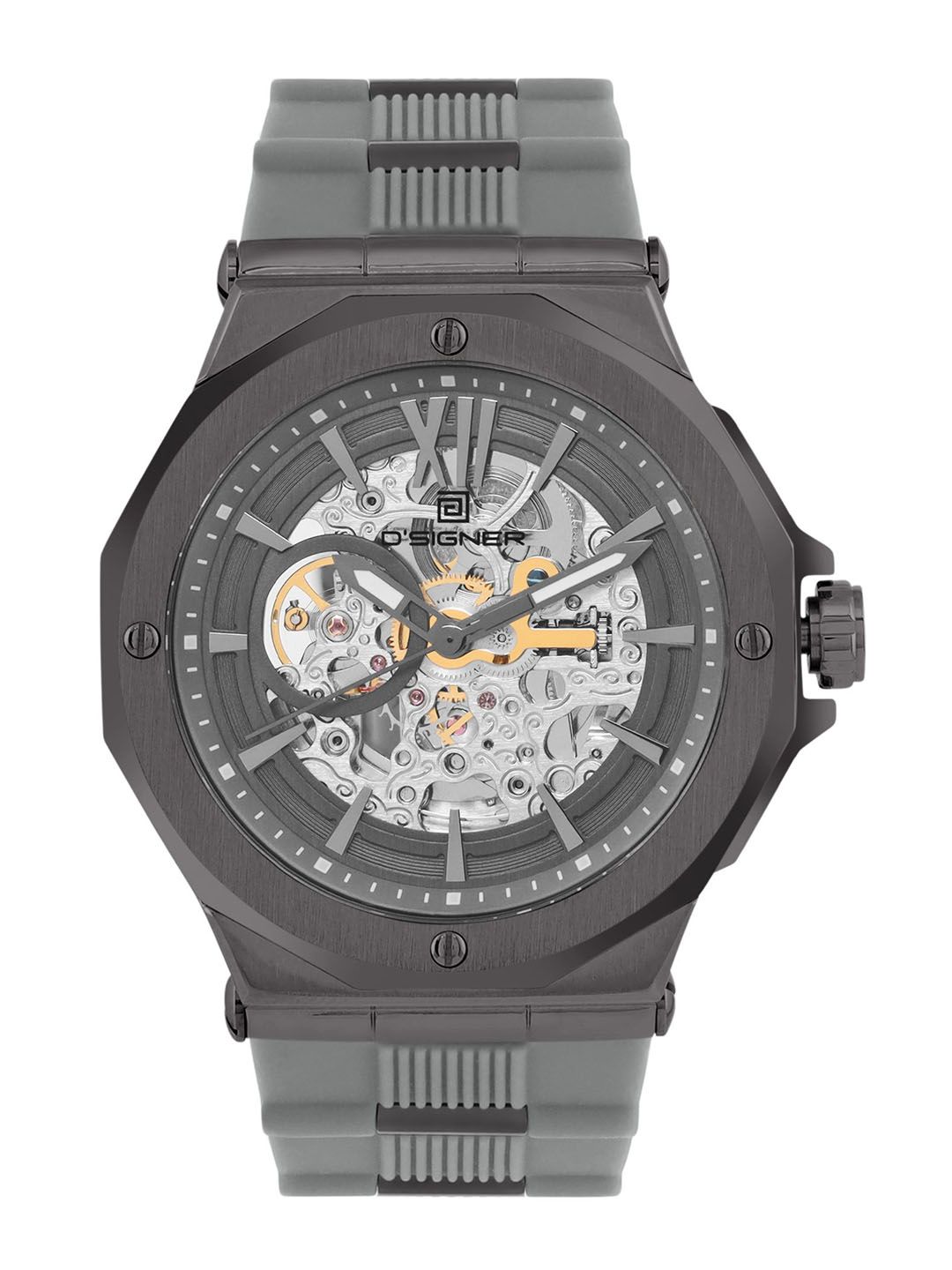 D'SIGNER Men Skeleton Dial & Regular Straps Analogue Watch 824GNFS.8G-picture-31