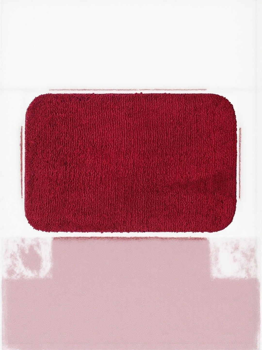 IVAZA Red Microfibre 1400 GSM Bath Rugs-picture-34