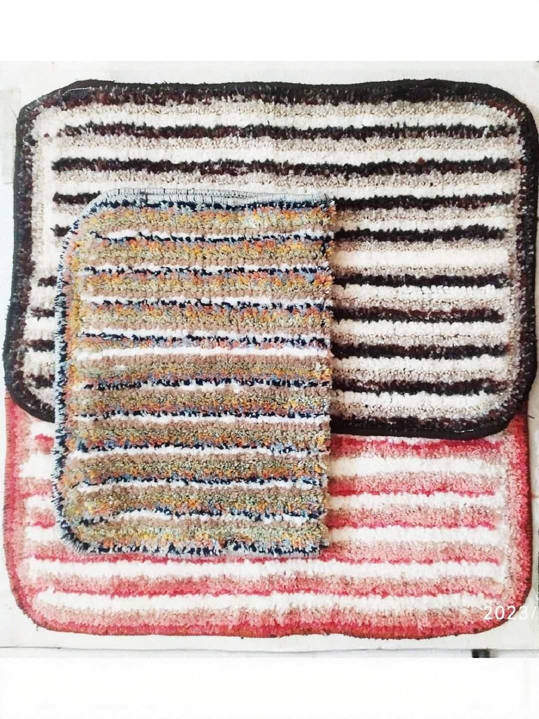 RJVT Multi Polycotton 1400 GSM Bath Rugs-image-49