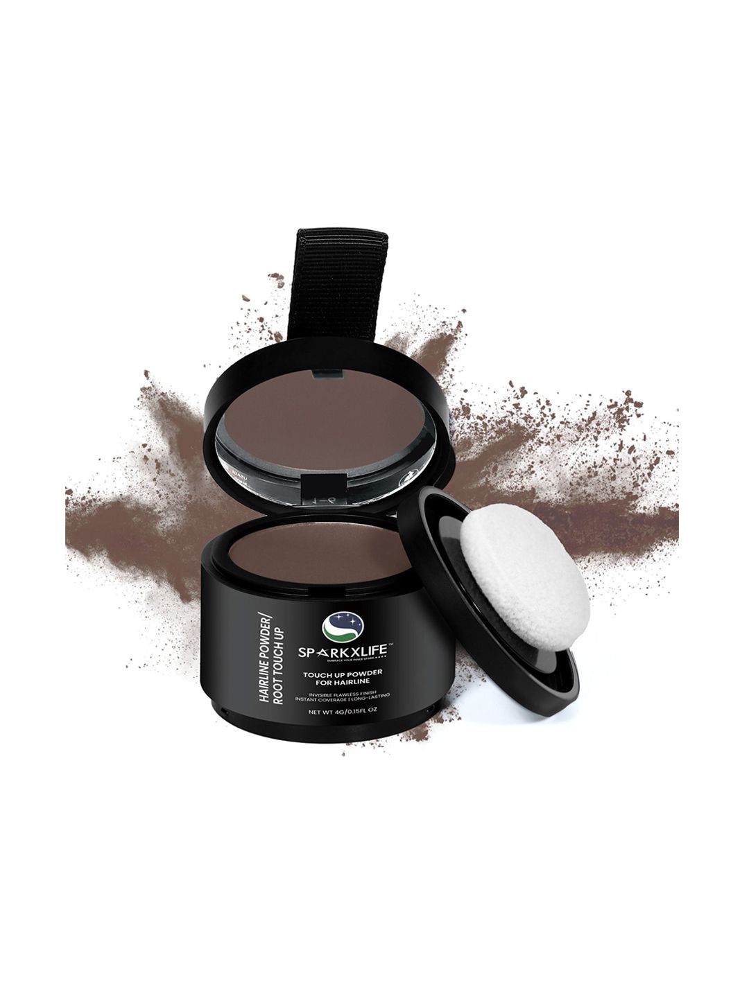 SPARKXLIFE Touch Up Powder For Hairline - 4 g - Medium Brown-picture-15