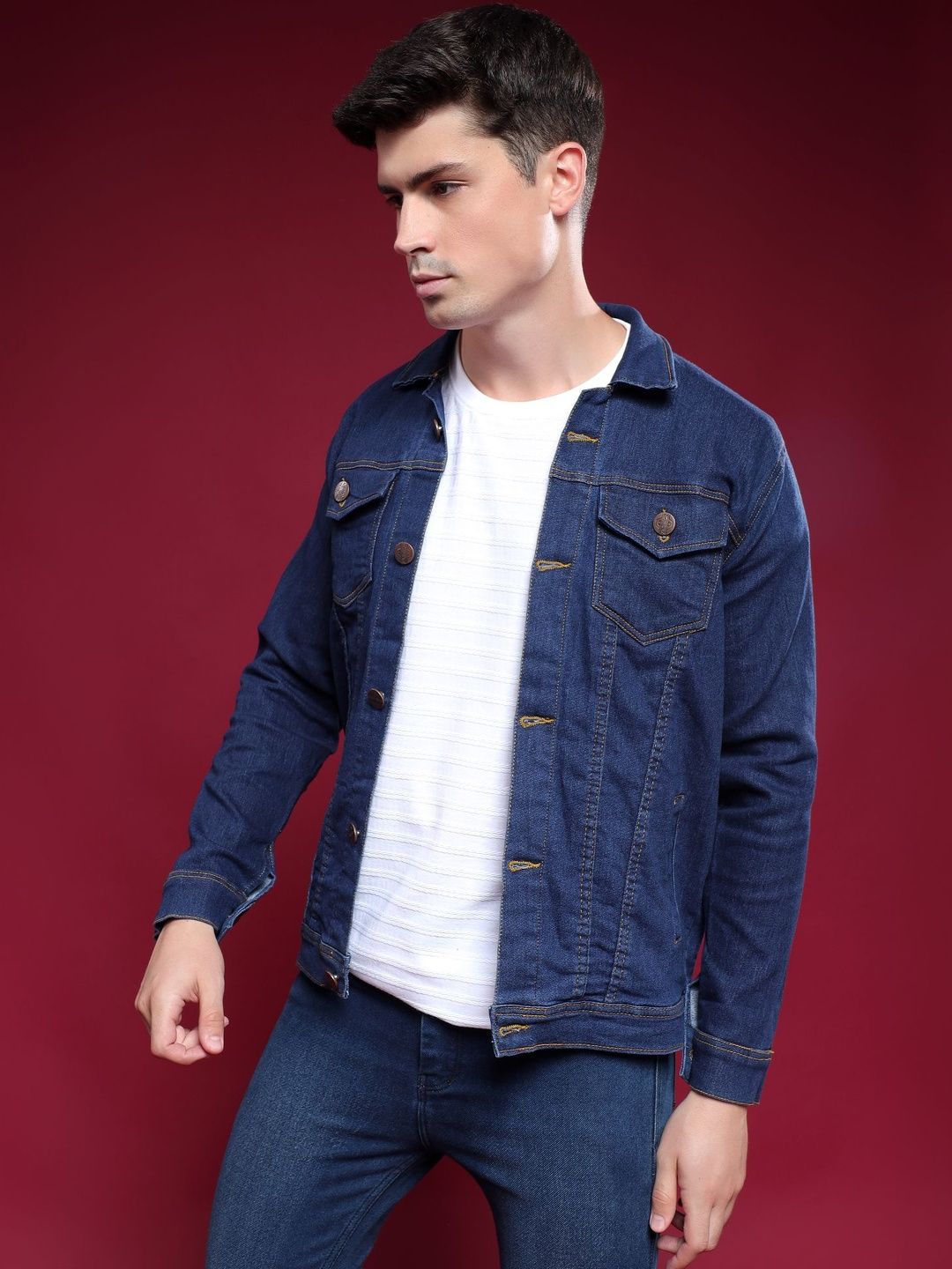 Mevan Men Regular Fit Denim Jacket-picture-22