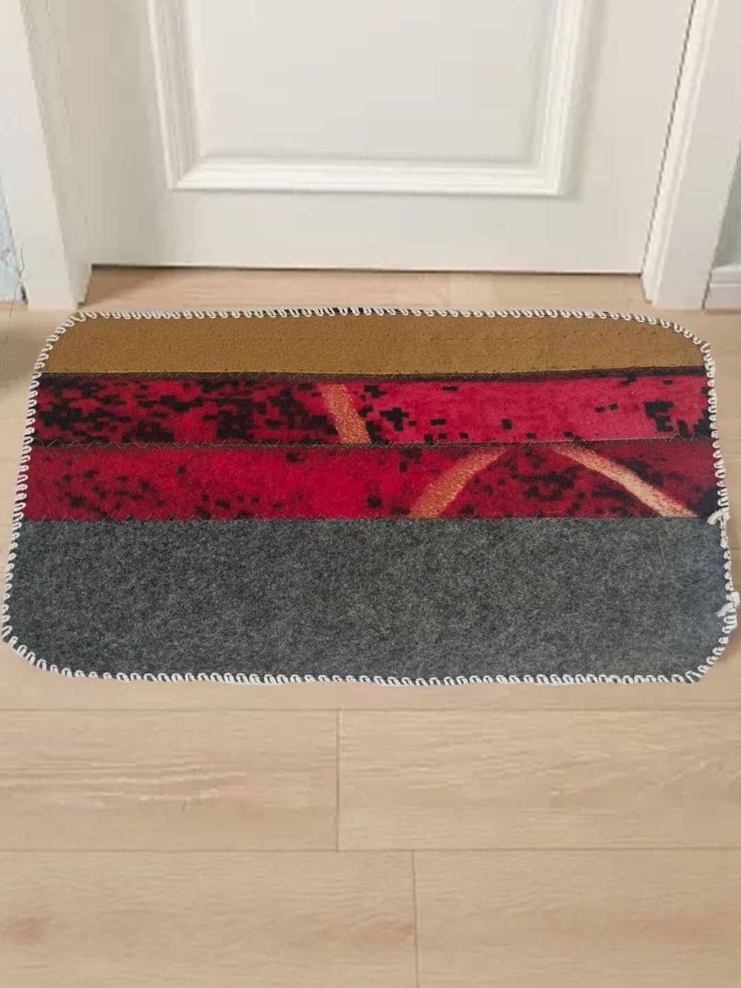 RJVT Multi Polyester 1400 GSM Bath Rugs-image-21