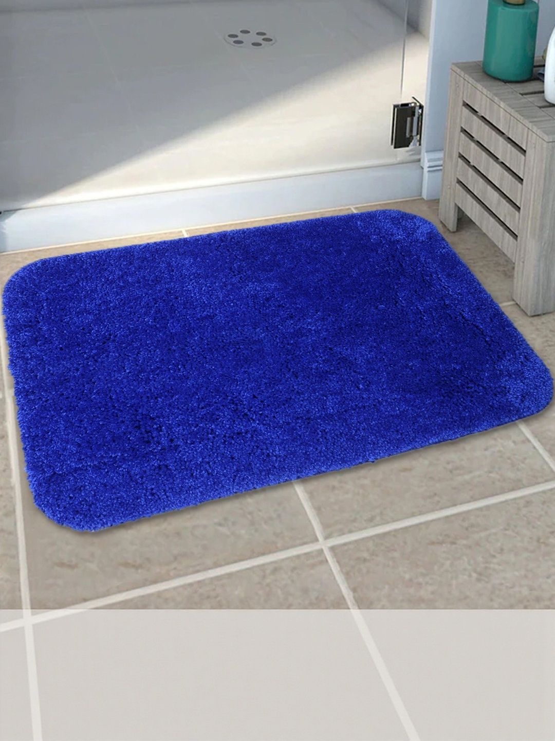 IVAZA Blue Microfibre 1400 GSM Bath Rugs-picture-43