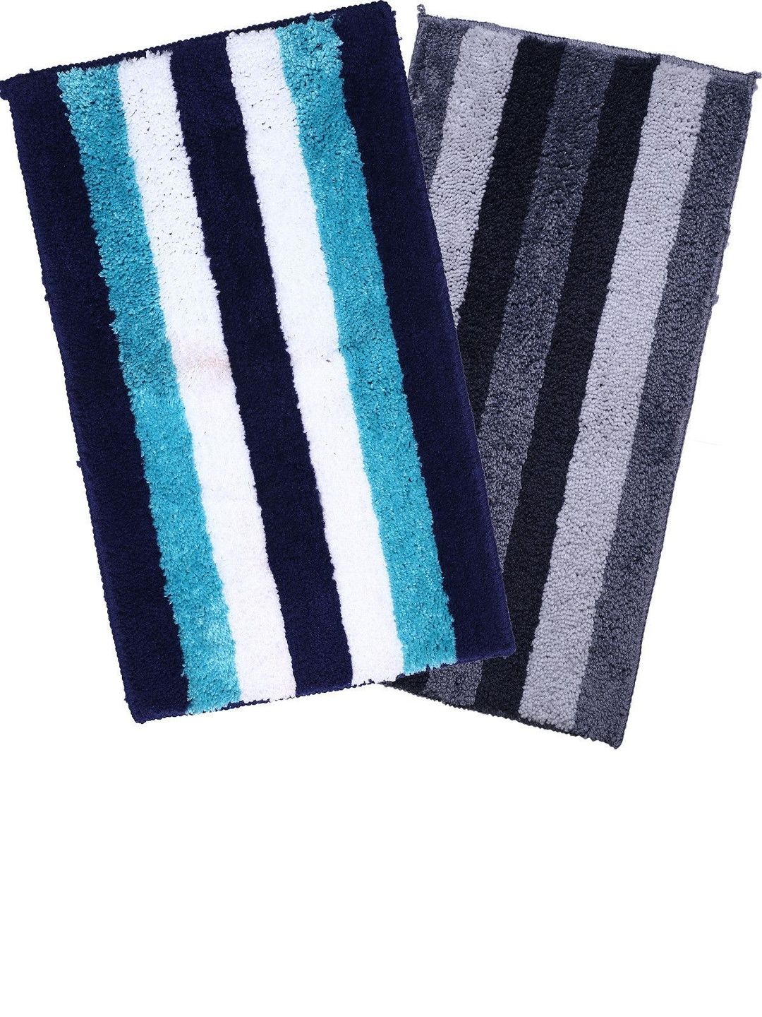 RJVT Blue Microfibre 1400 GSM Bath Rugs-image-45