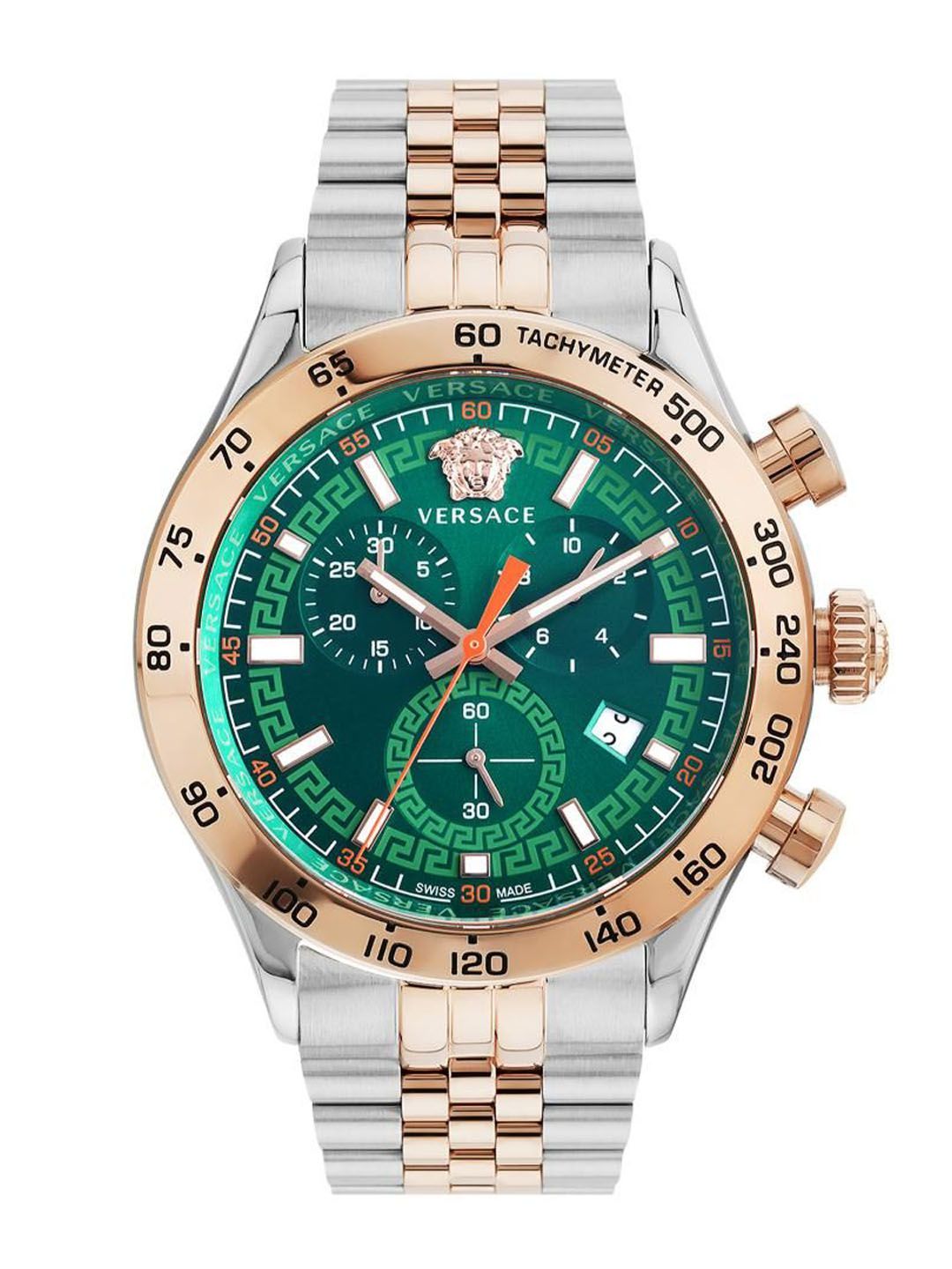 Versace Hellenyium Men Brass Dial & Bracelet Style Straps Analogue Watch VE2U00924-picture-15