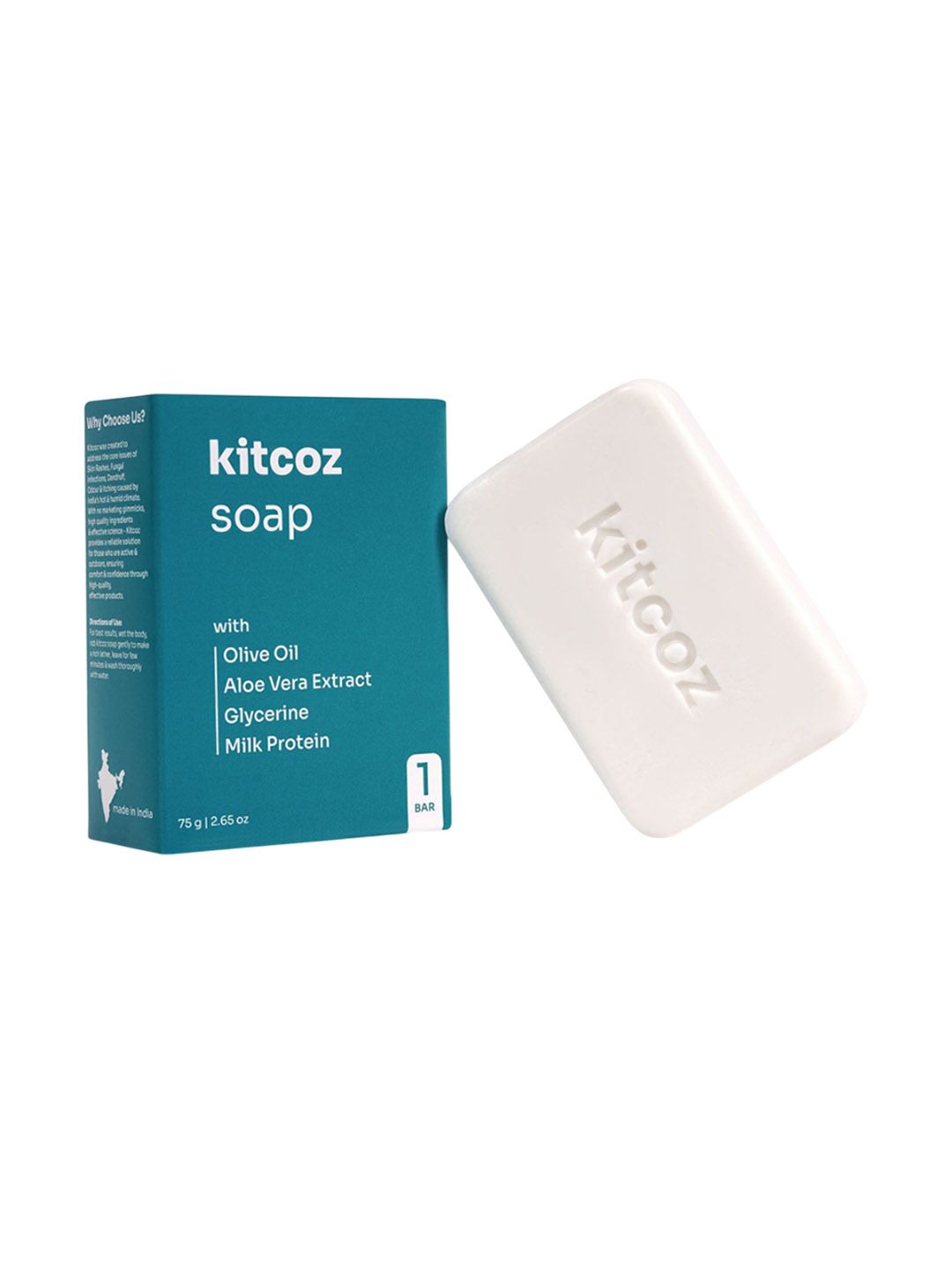 Kitcoz Anti Fungal & Anti Bacterial White Soap-picture-8
