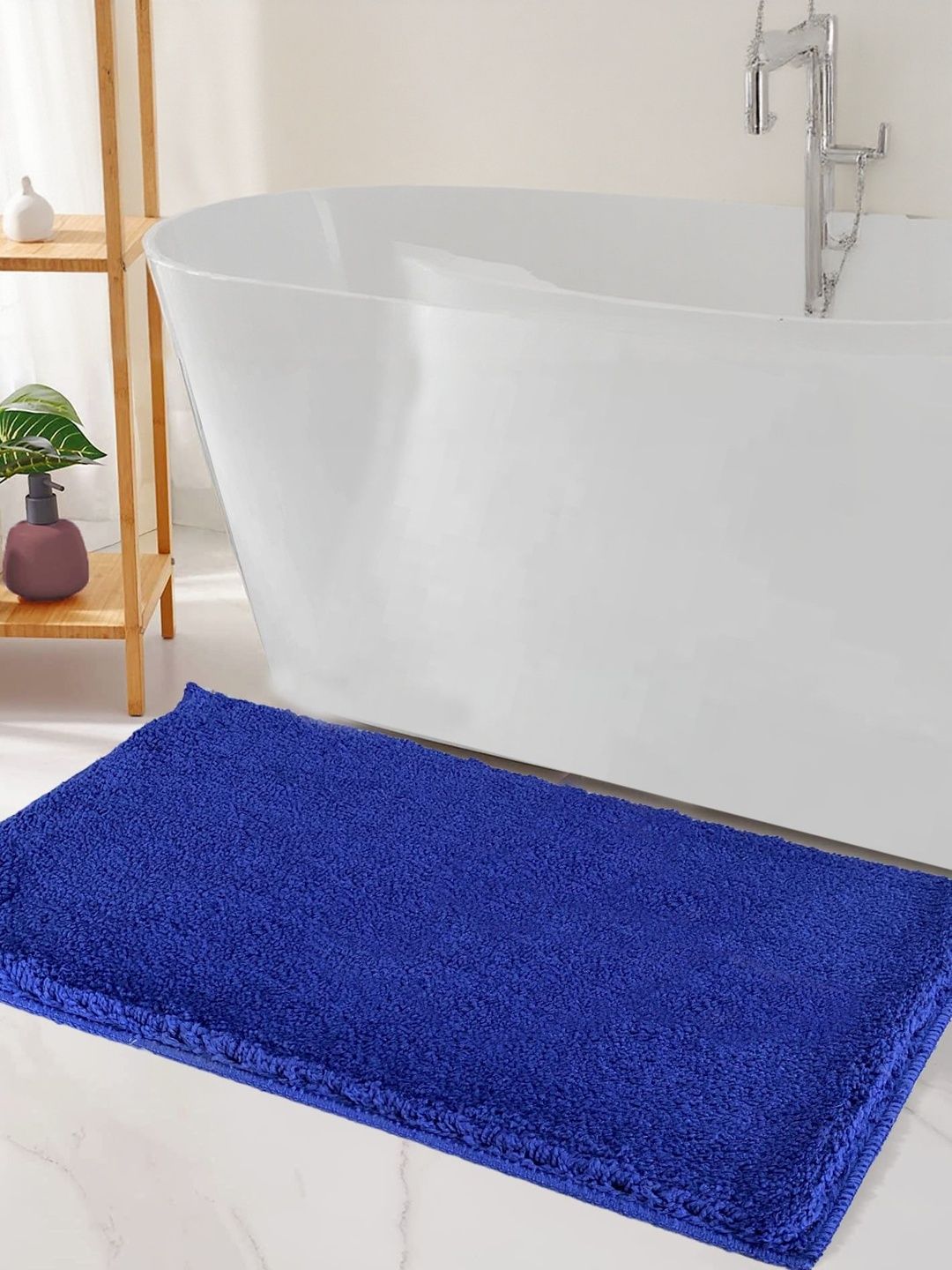 RJVT Blue Microfibre 1400 GSM Bath Rugs-picture-24