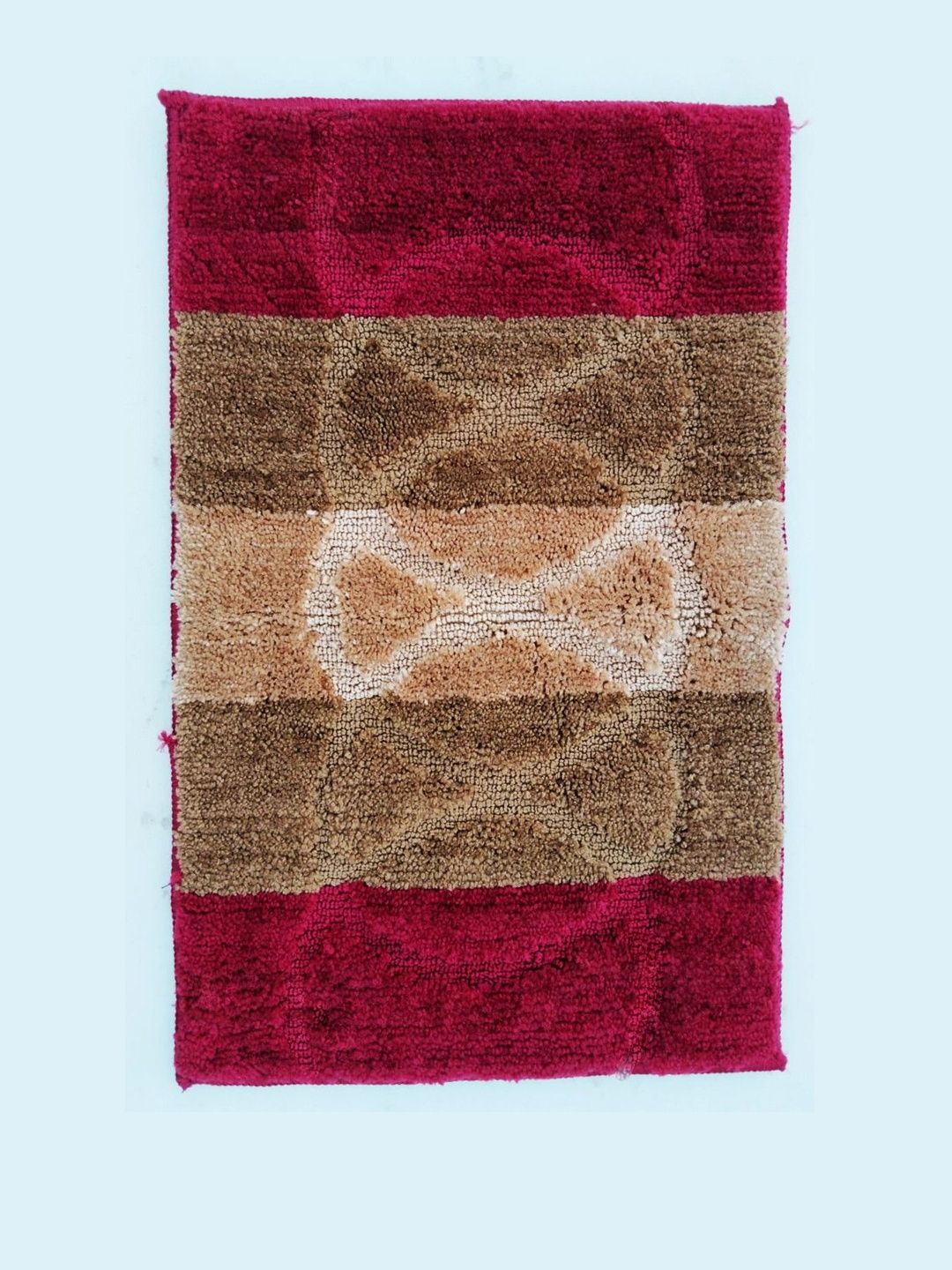 IVAZA Red Microfibre 1400 GSM Bath Rugs-picture-30