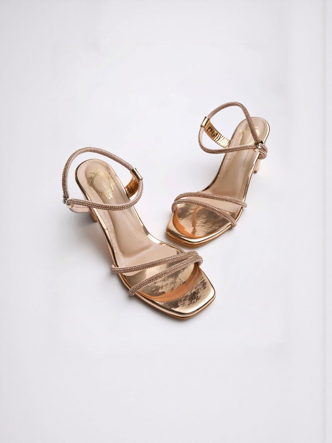 Stylestry Girls Synthetic Block Sandal Heels-picture-31
