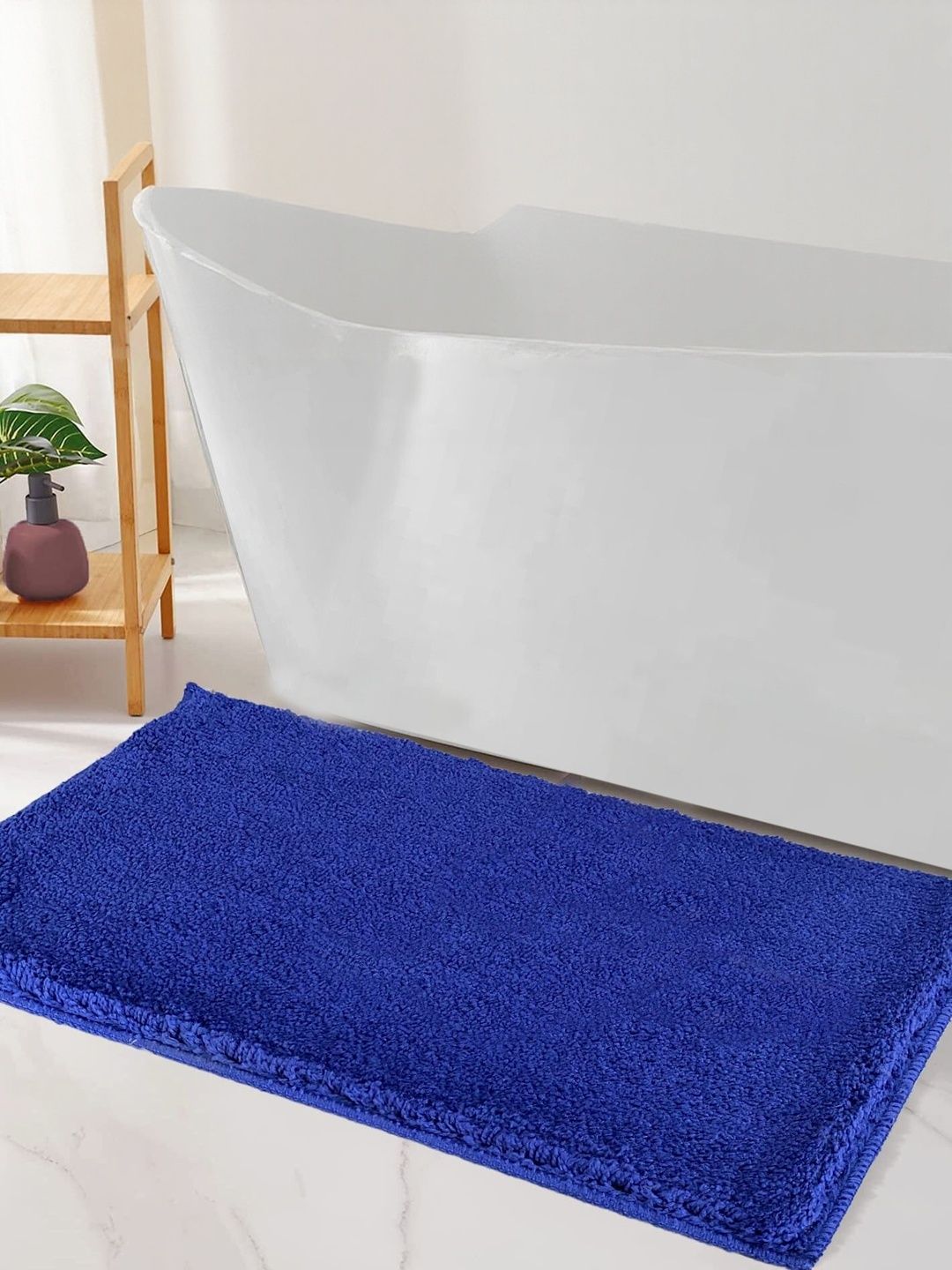RJVT Blue Microfibre 1400 GSM Bath Rugs-picture-9
