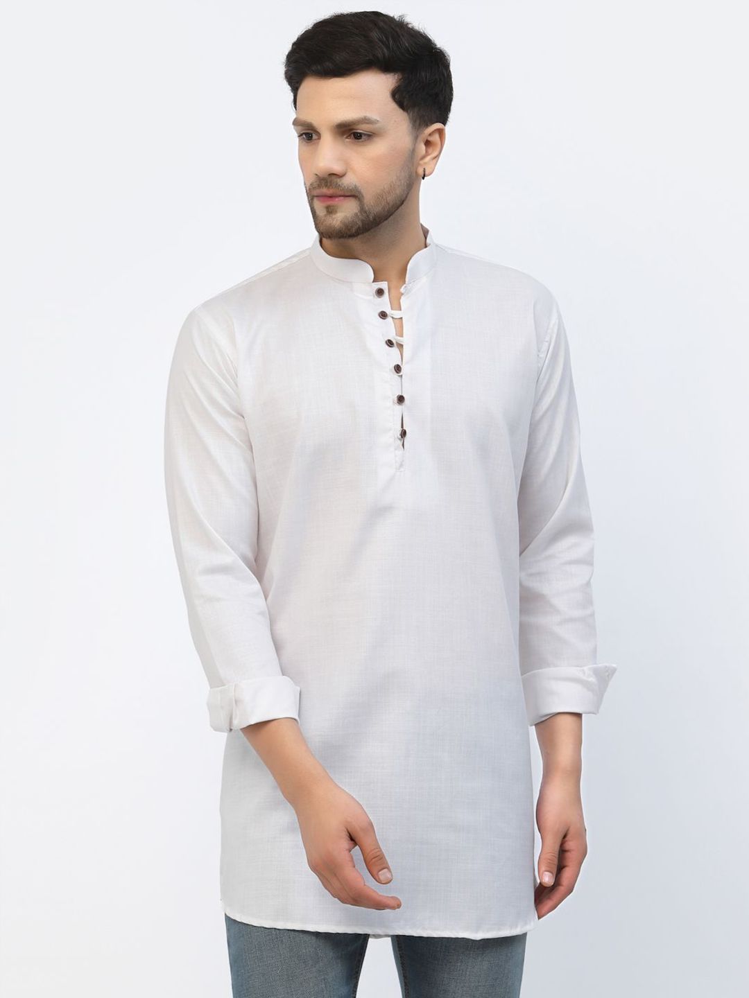 TS LIFESTYLE Men Yoke Design Kurta-picture-23