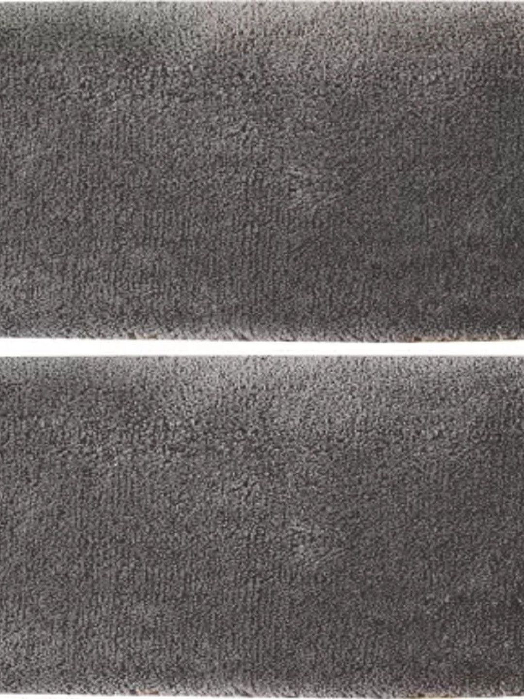 IVAZA Grey Microfibre 1400 GSM Bath Rugs-picture-24