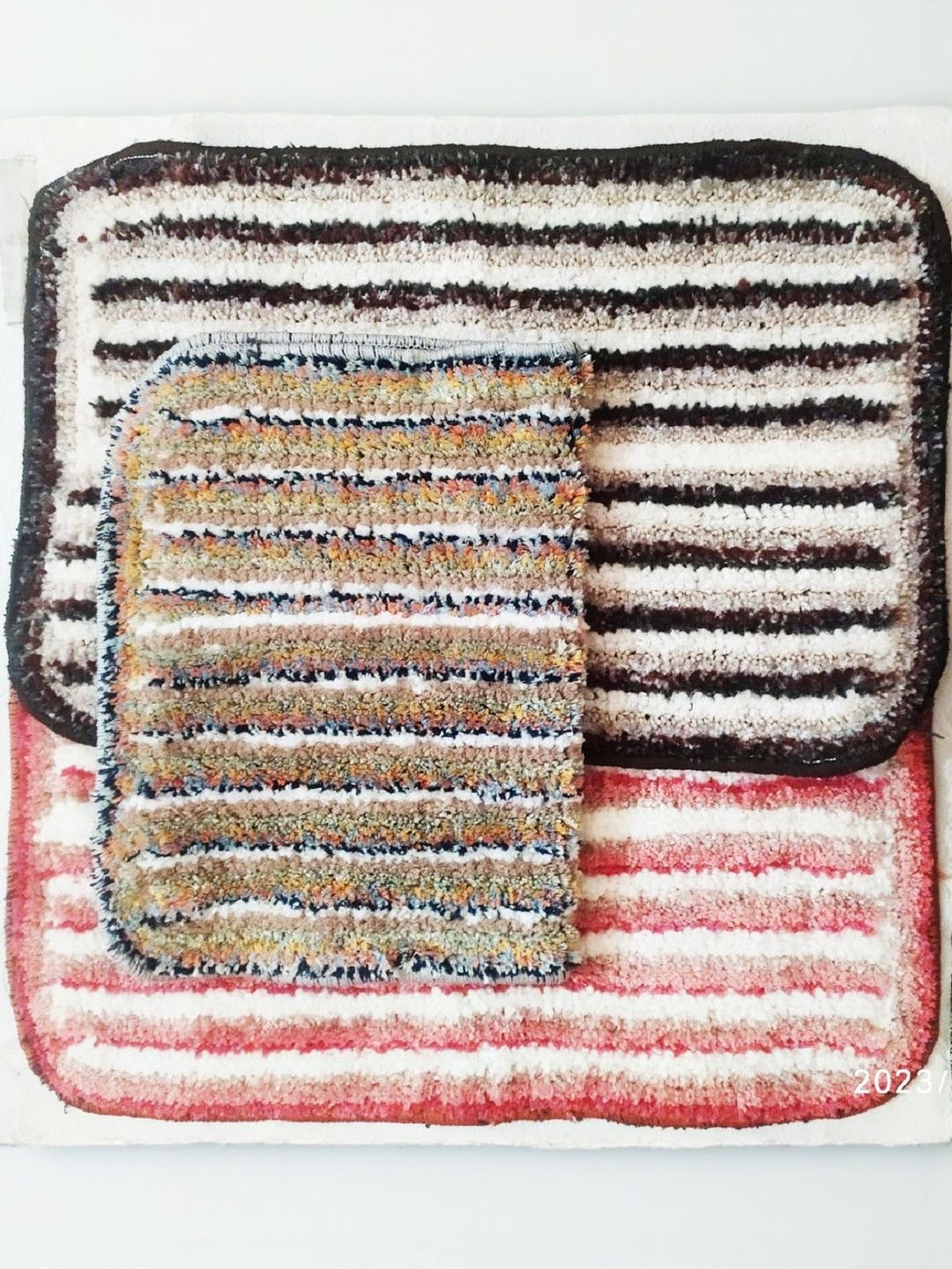 RJVT Multi Polycotton 1400 GSM Bath Rugs-image-48