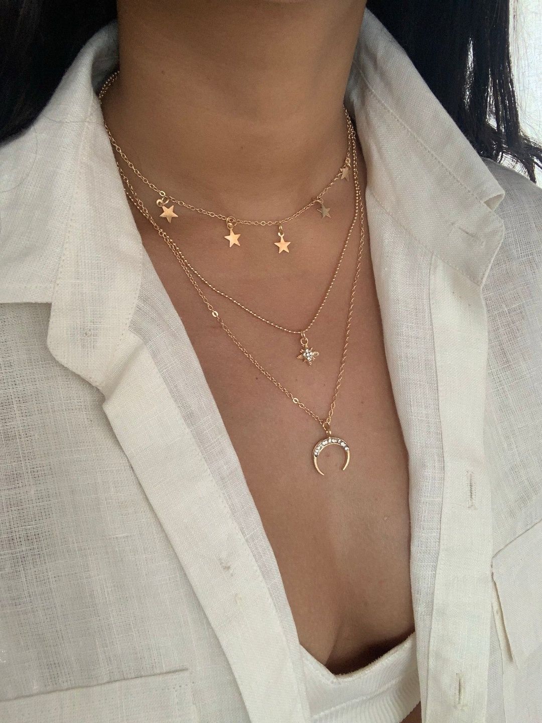 TheVineGirl Women Gold-Plated Alloy Statement Necklace-image-31