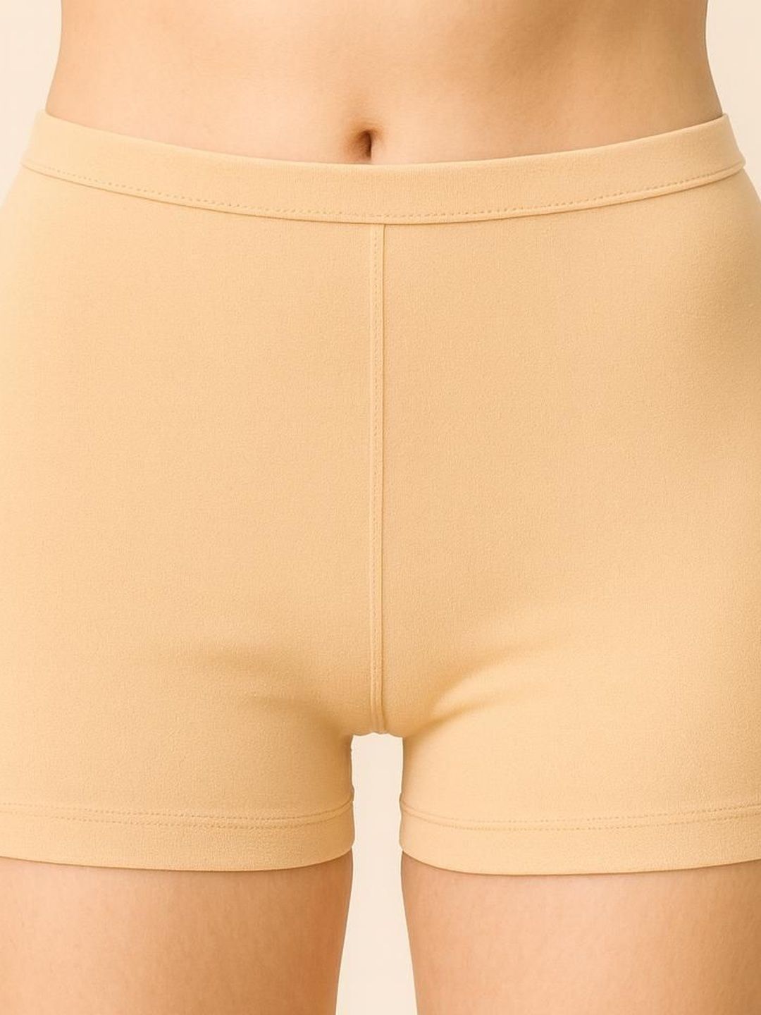 UllasPemium Women Slim Fit Cotton Canvas Cycling Sports Shorts-picture-29