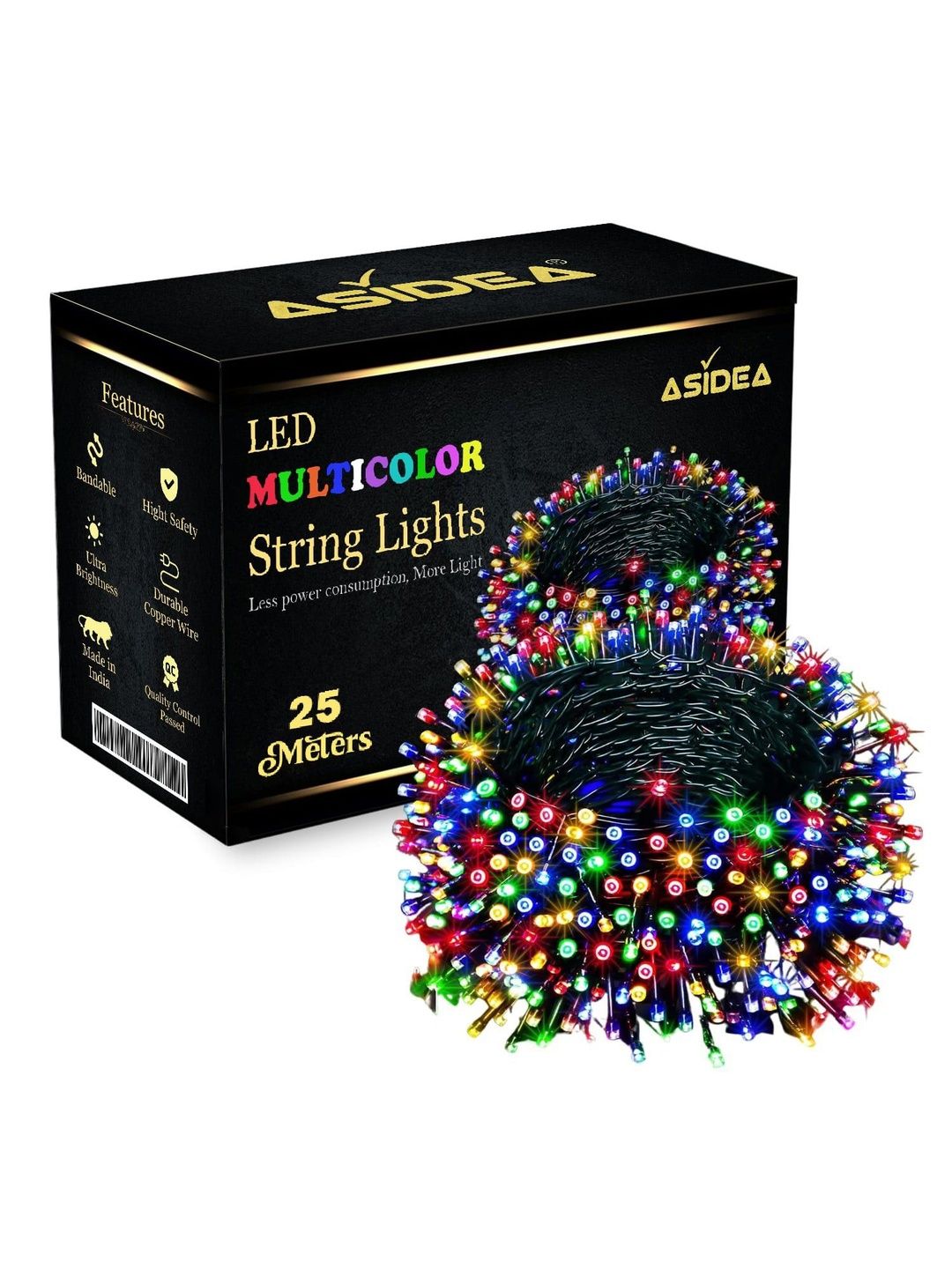 ASIDEA Multi Colored 25 Meter String Light For Home Decoration-picture-48