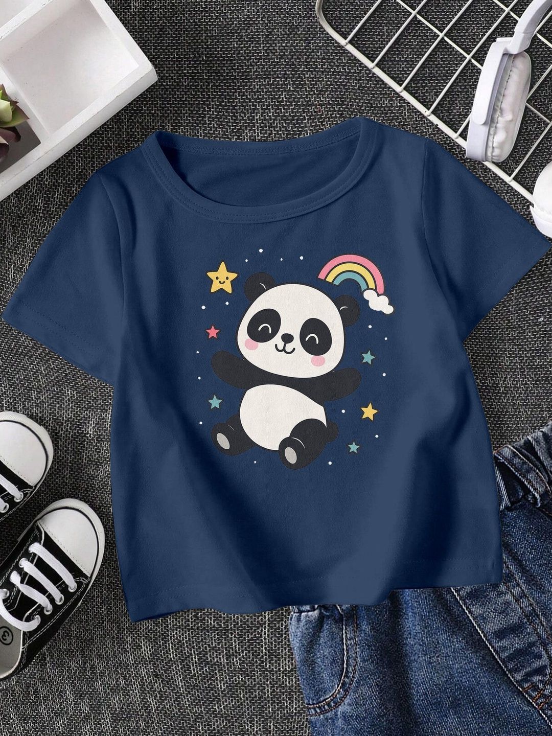 FIONAA TRENDZ Kids Panda Printed T-shirt-picture-48