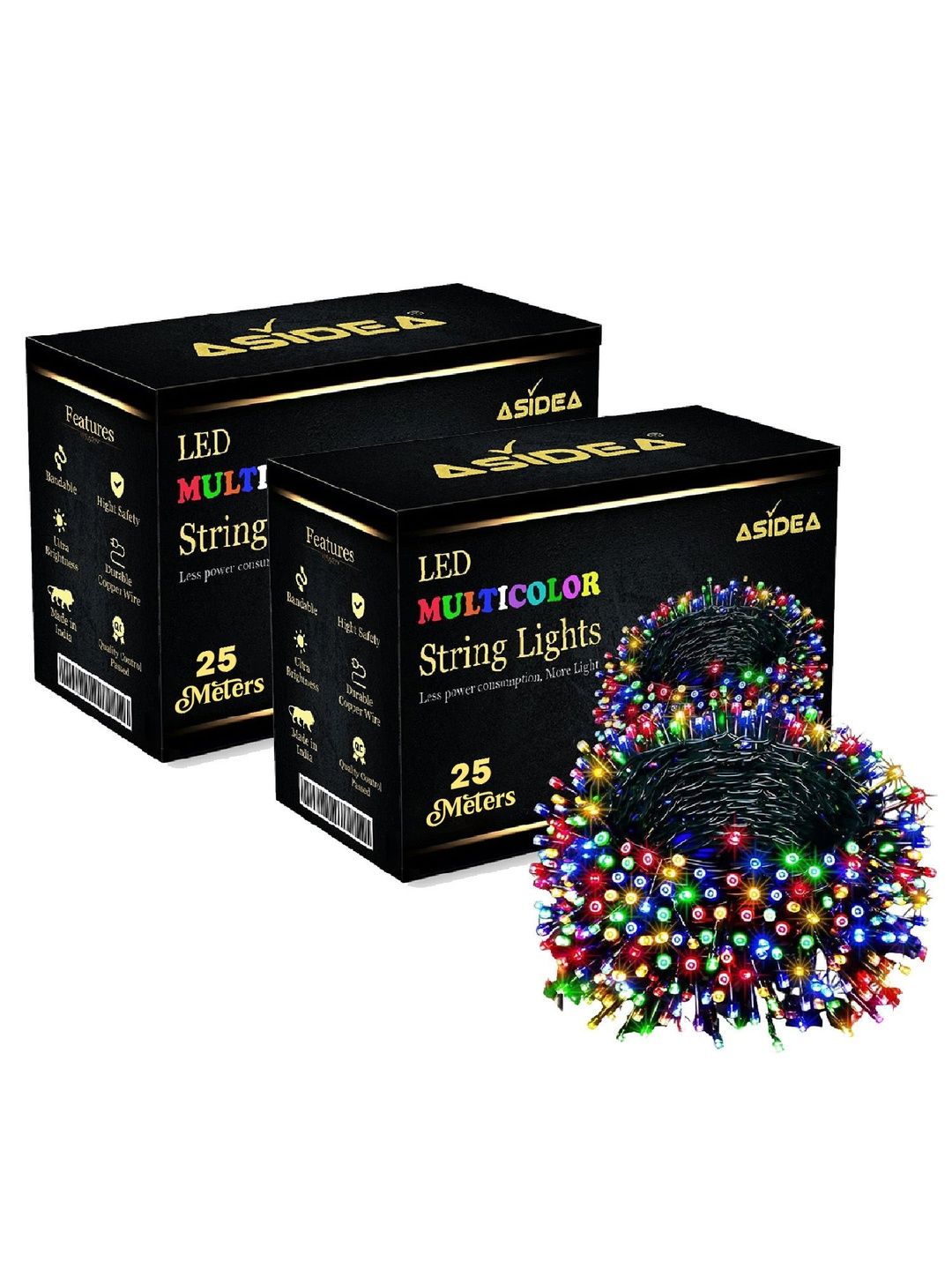 ASIDEA Multicolor Home Decoration String Lights-picture-40