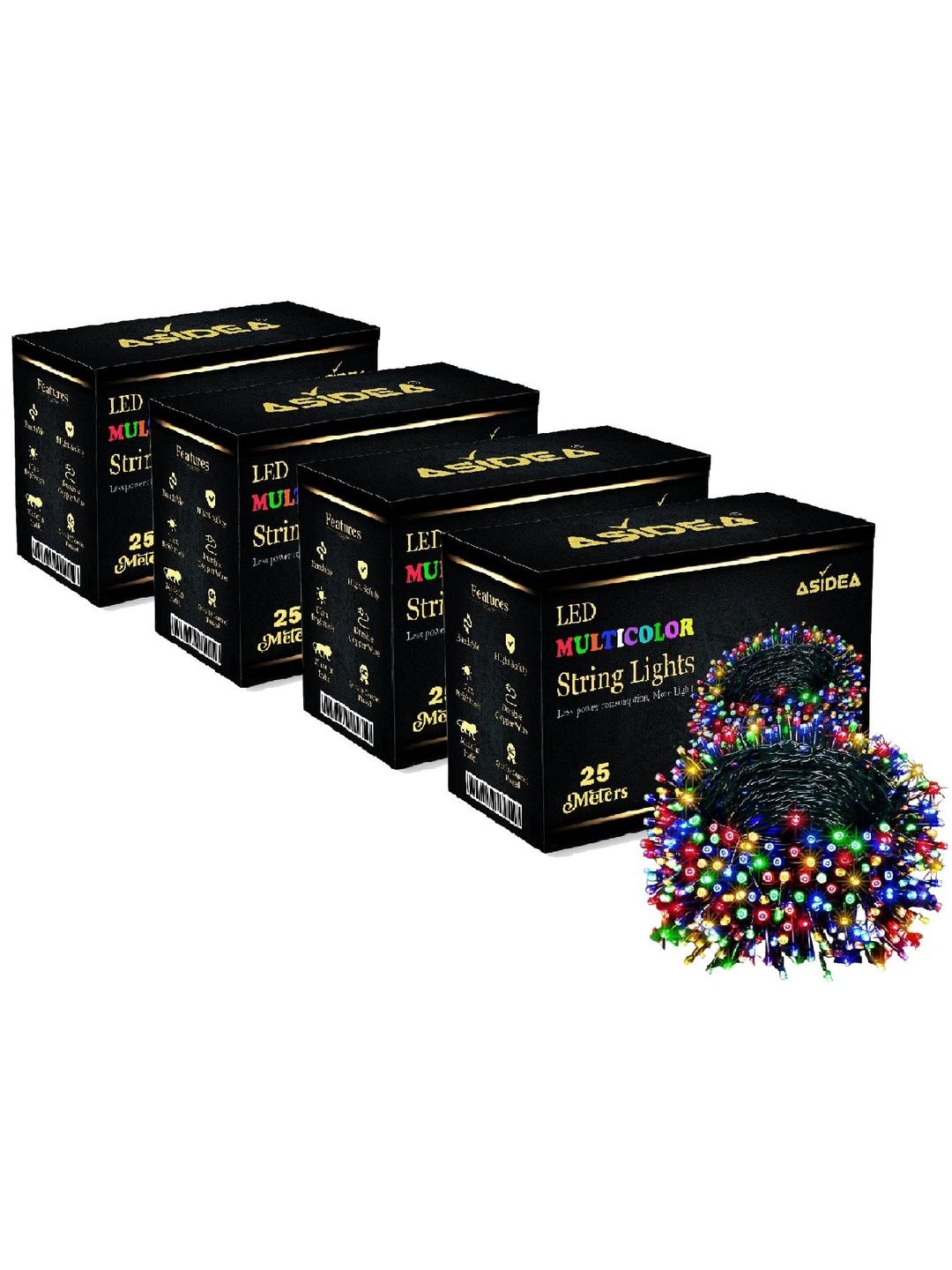 ASIDEA Pack Of 4 25 Meter String Light For Home Decoration-picture-26