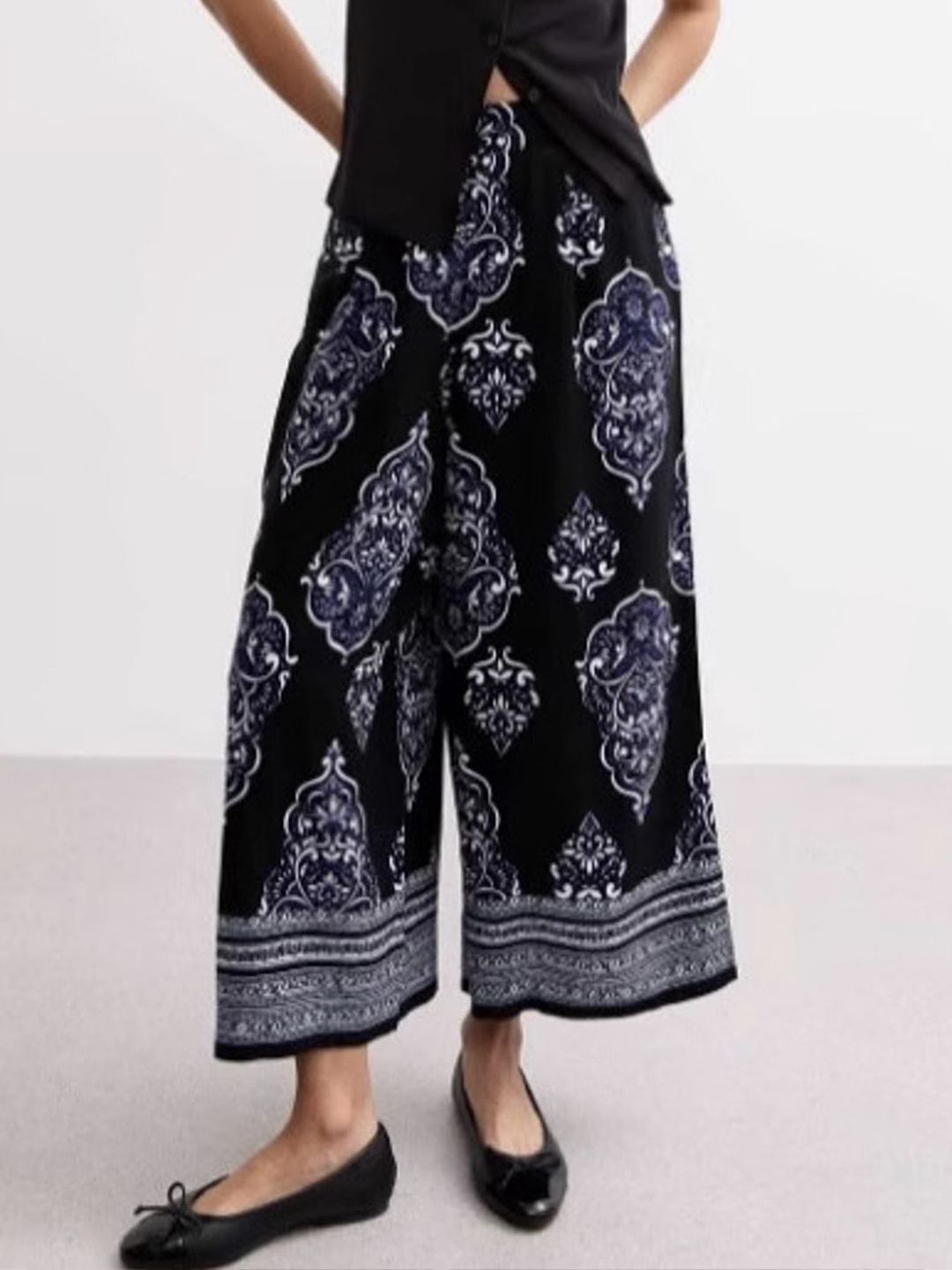 LULU & SKY Women Ethnic Motifs Printed Ethnic Palazzos-picture-54