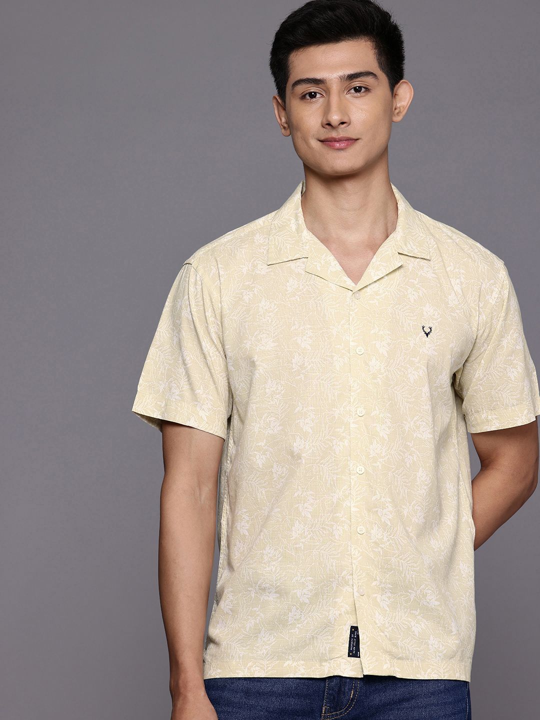 Allen Solly Tropical Printed 'Relaxed Fit Casual Shirt-picture-12
