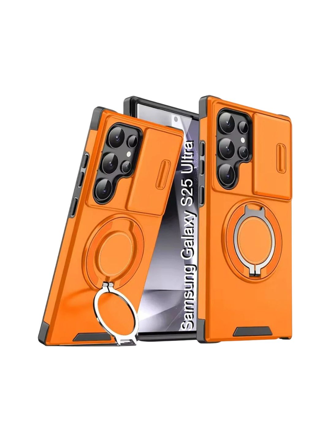 Luxury Kase Shockproof Samsung Galaxy S25 Ultra 5G Magnetic Case With Slide Camera Cover-image-3