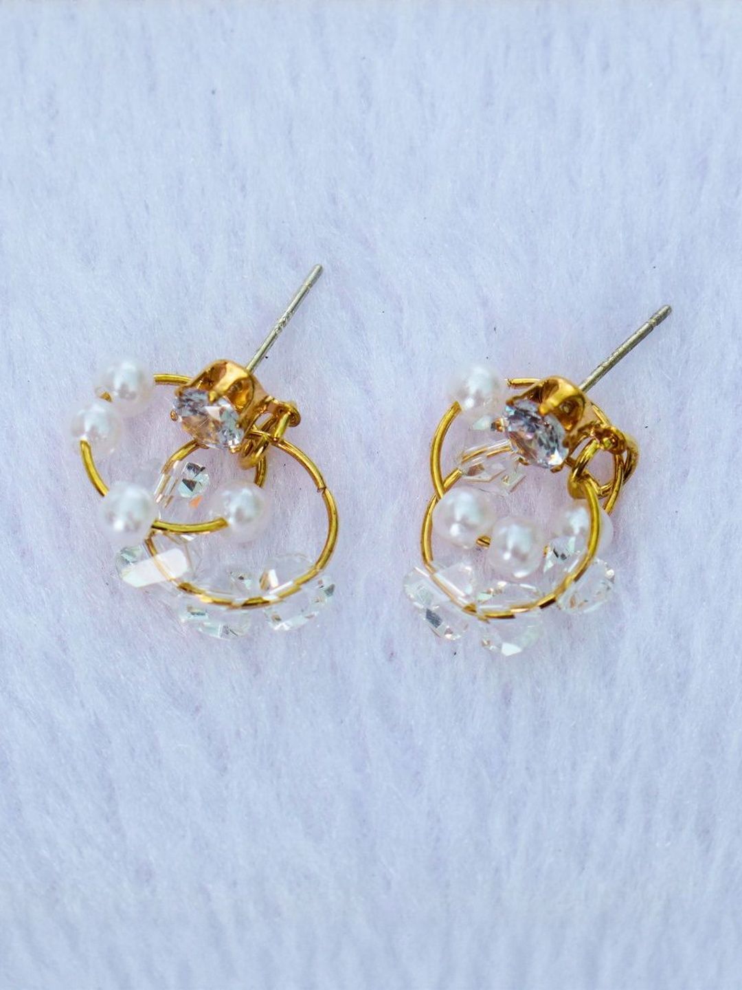 zefrokart Premium Quality Elegant Gold Plated Dangle Earrings-picture-40