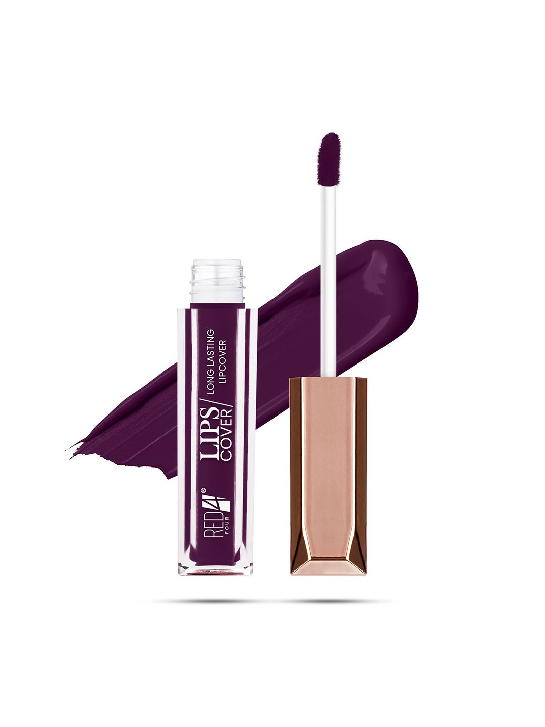 RED 4 Lips Cover Water-Proof & Long Lasting Liquid Lipstick-4ml-129-picture-40