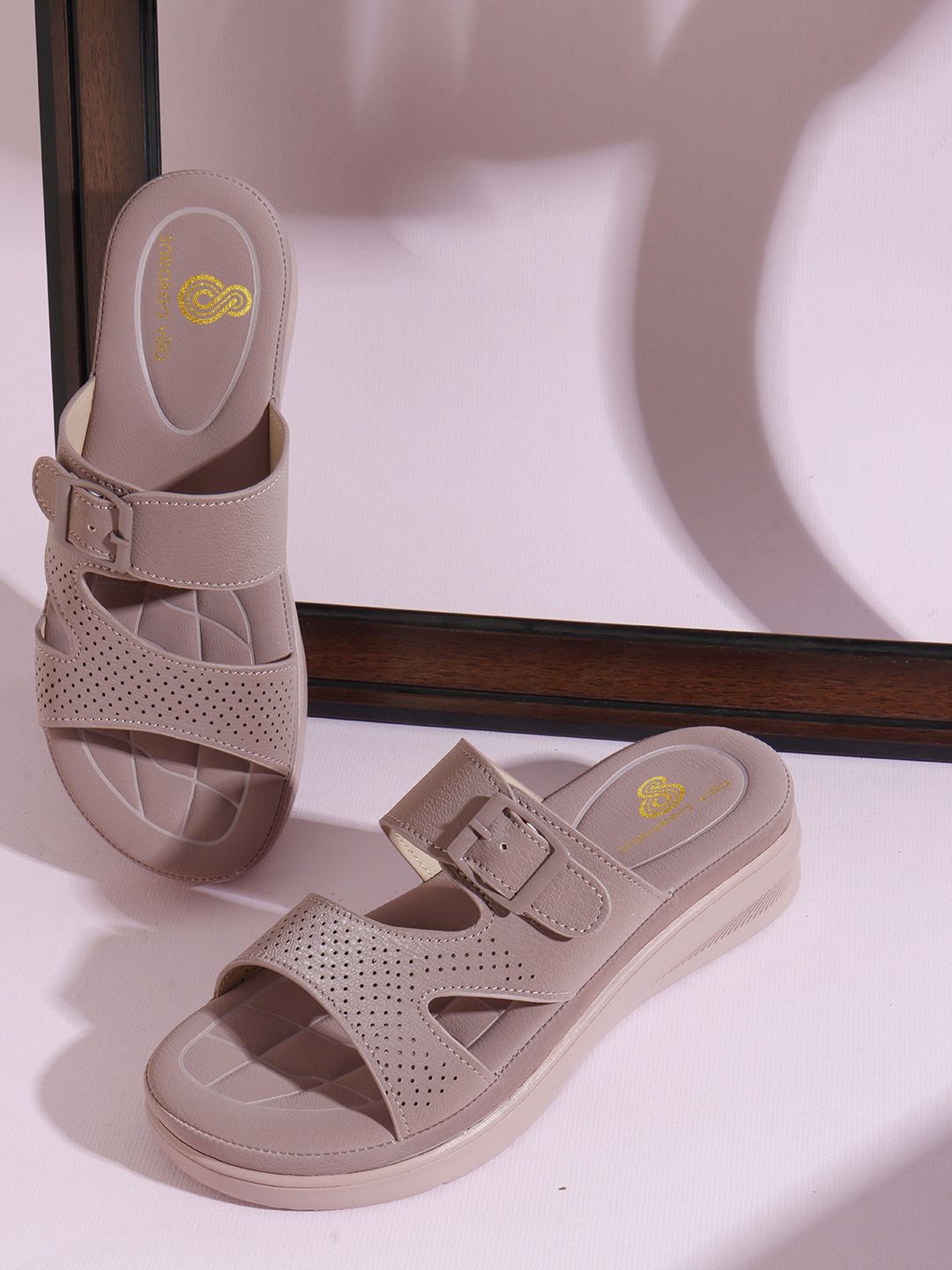 sneakers villa Flatform Heel Sandals with Buckles-picture-47