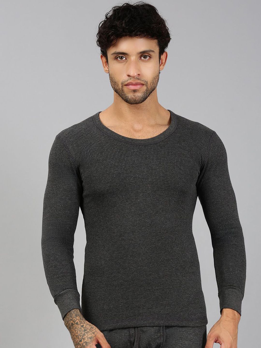 Lux Cozi Pure Cotton Round Neck Thermal Top-picture-21