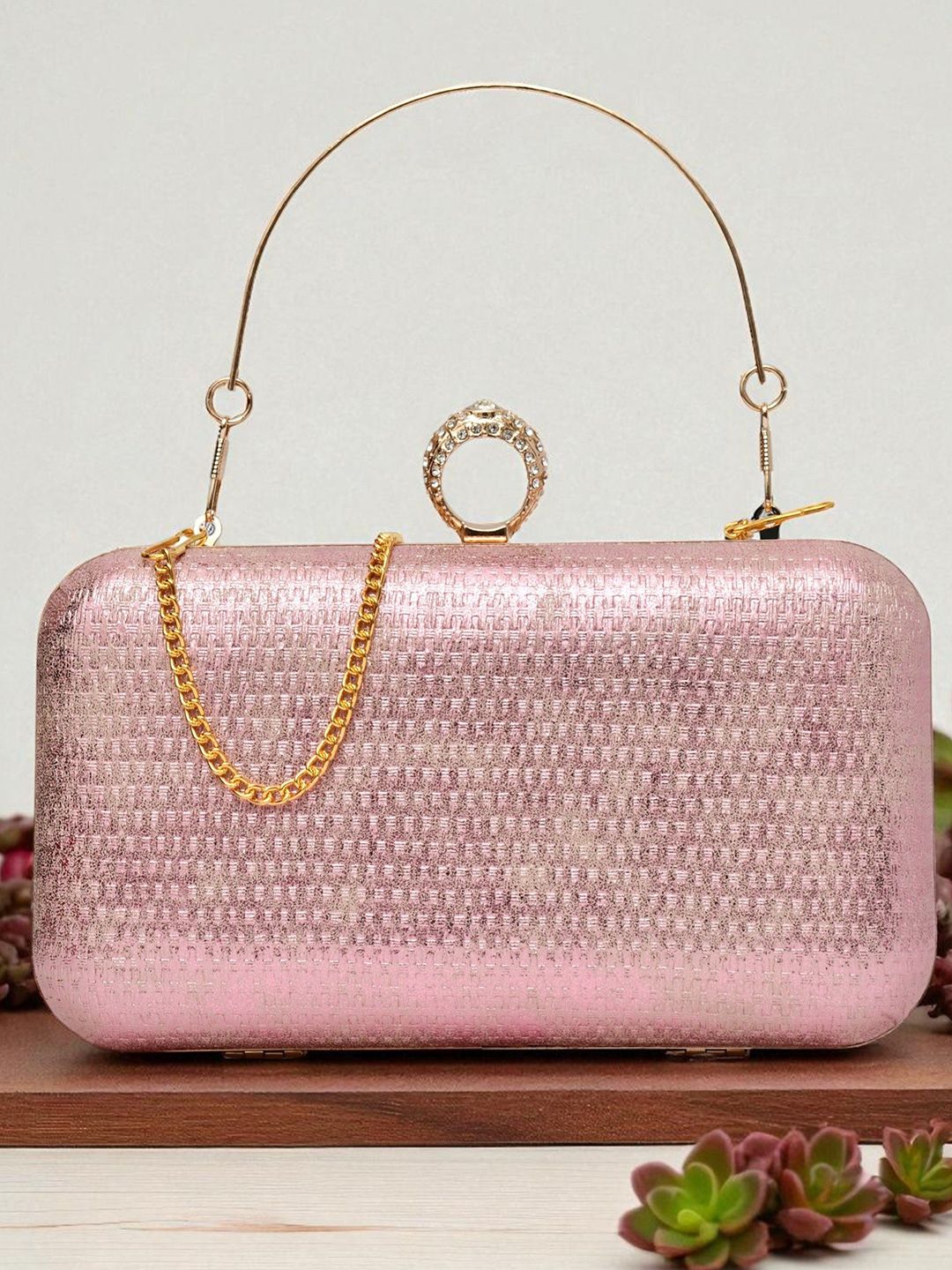 FOR THE BEAUTIFUL YOU Embellished Box Clutch-picture-27