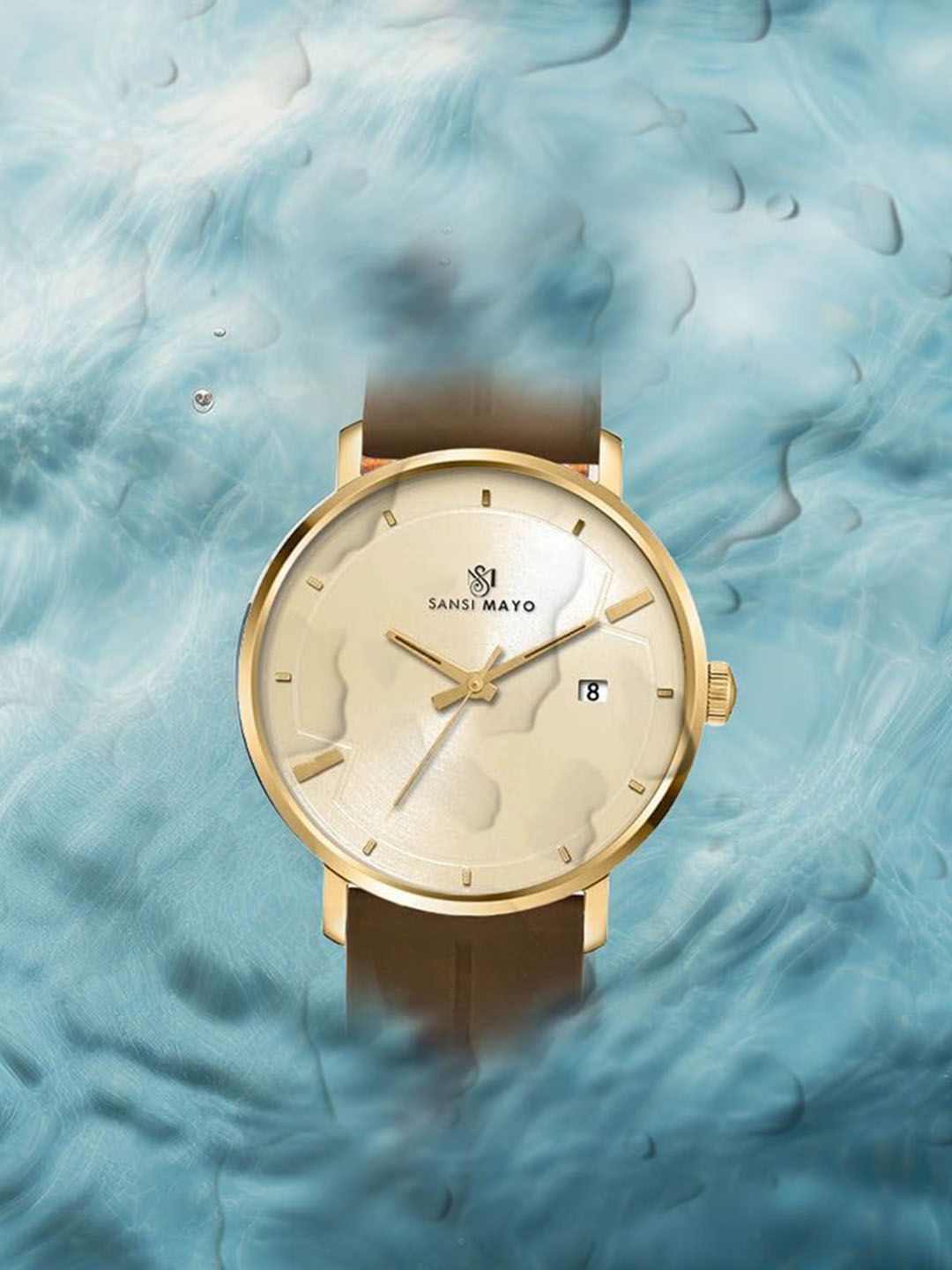 SANSIMAYO Uicto Men Quartz Analogue Watch SM-M-168-BR-G-G-picture-22