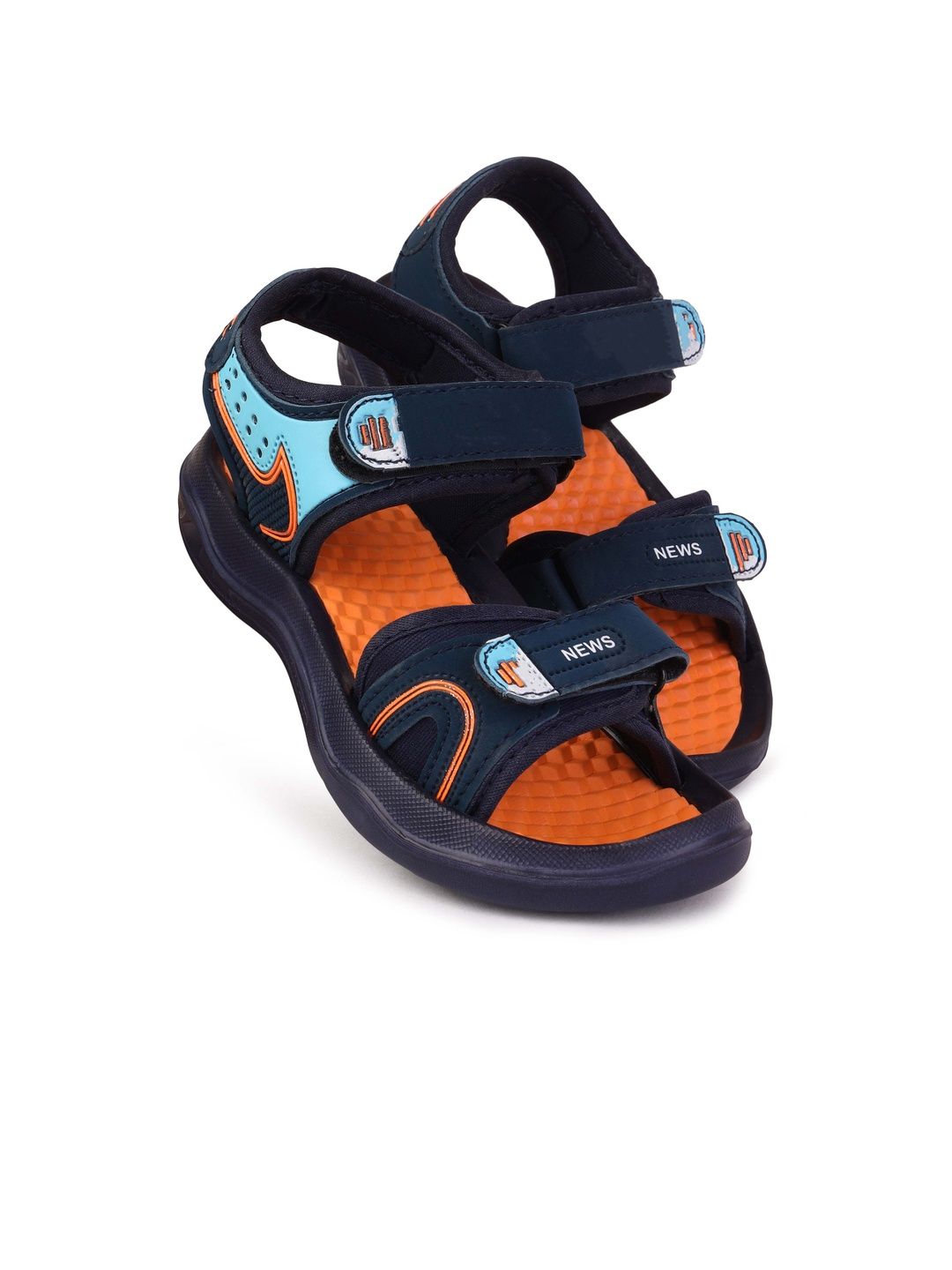 DRACKFOOT Boys Orange Synthetic Slip-On Comfort Sandals-picture-16
