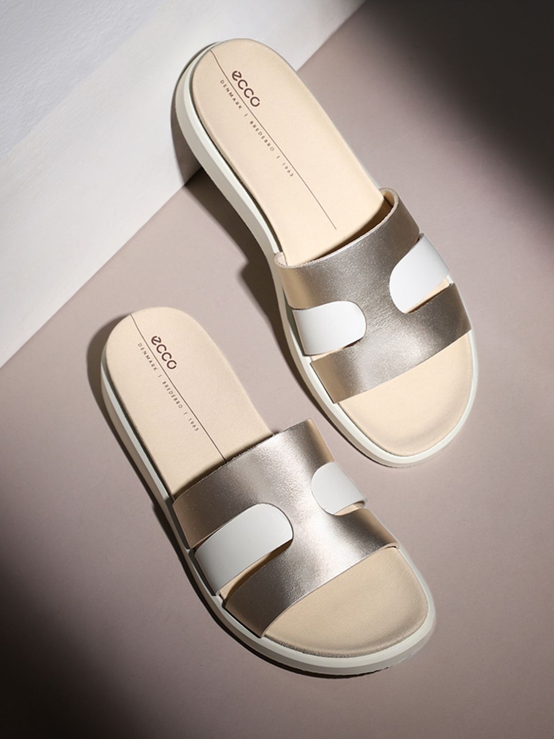 ECCO Embellished Open Toe Flats-picture-19