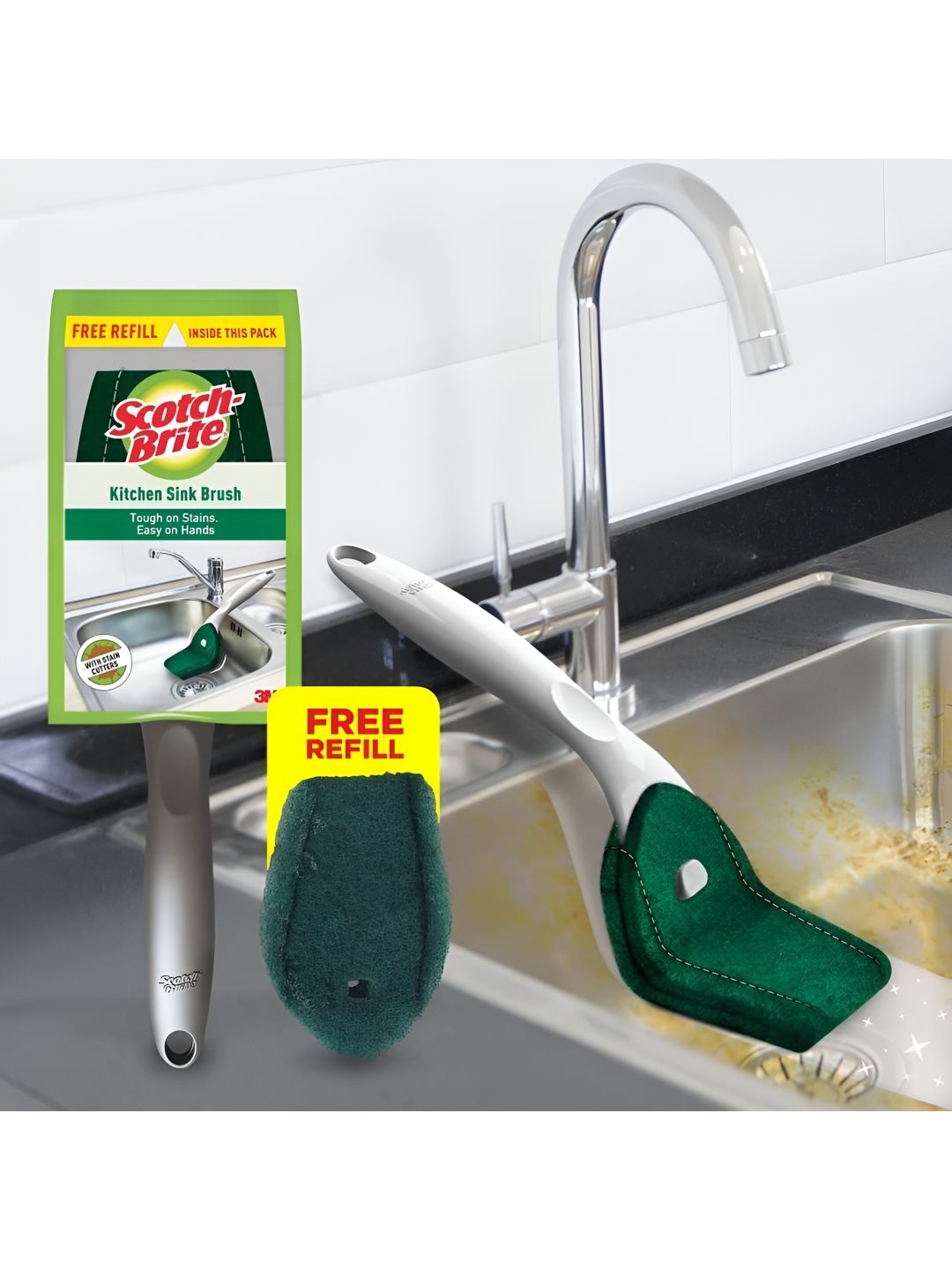 SCOTCH BRITE Kitchen Sink Brush-picture-23