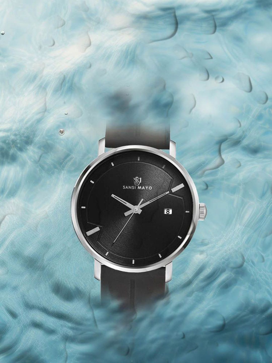 SANSIMAYO Uicto Men Dial & Bracelet Style Straps Analogue Watch SM-M-170-B-S-B-picture-19