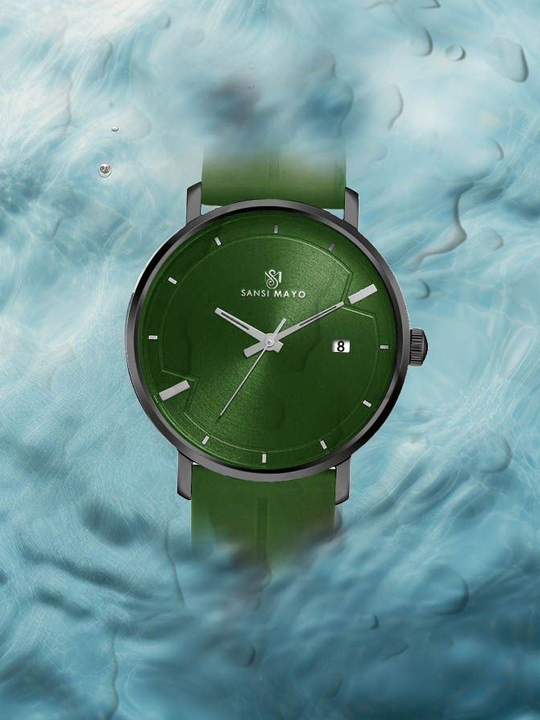 SANSIMAYO Unisex Dial & Bracelet Style Straps Analogue Watch SM-M-169-GE-B-GE-picture-14