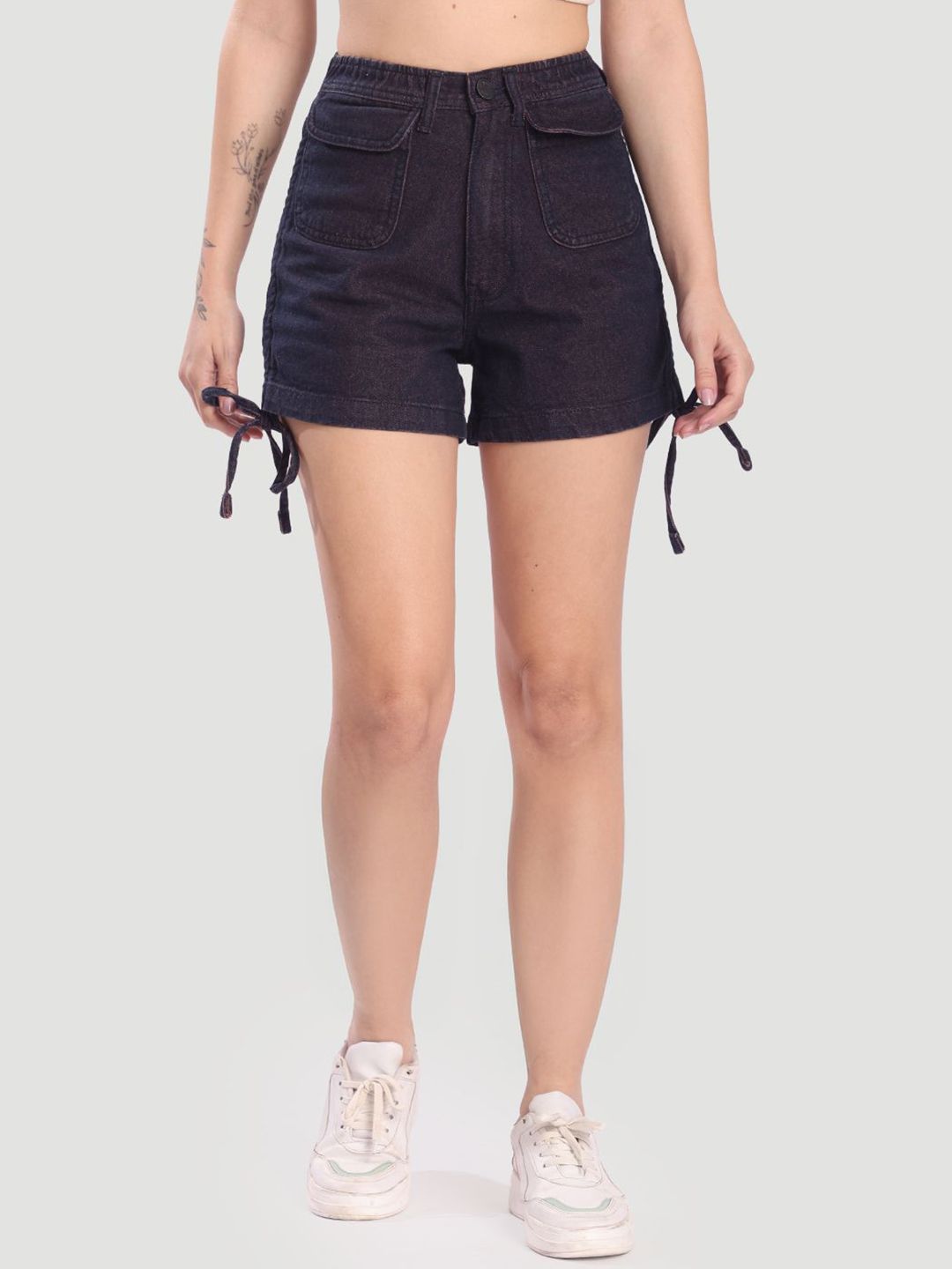 Bene Kleed Women High-Rise Cargo Shorts-picture-12
