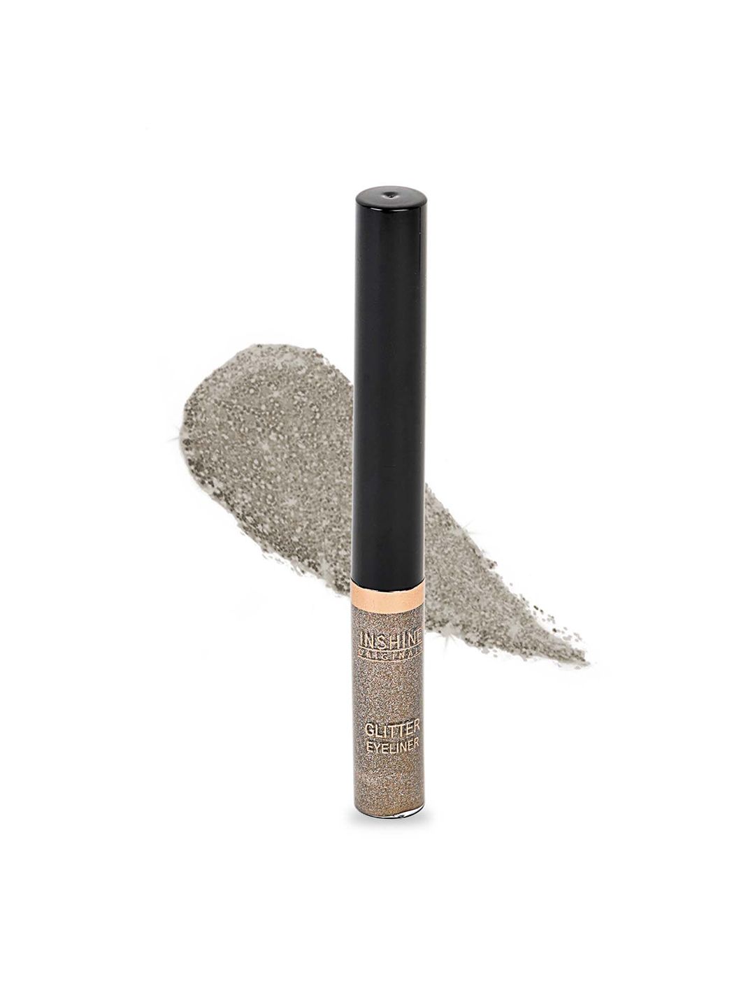Inshine Glitter Sparkling Water & Smudge Proof Liquid Eyeliner - 2 ml - Bronze Brown-image-3