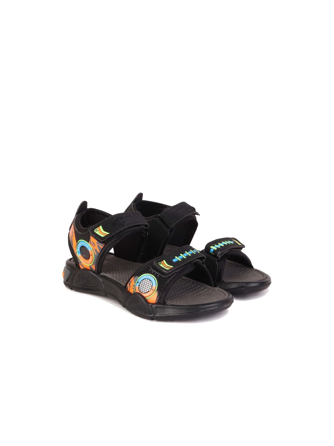 DRACKFOOT Boys Grey Synthetic Slip-On Comfort Sandals-picture-38